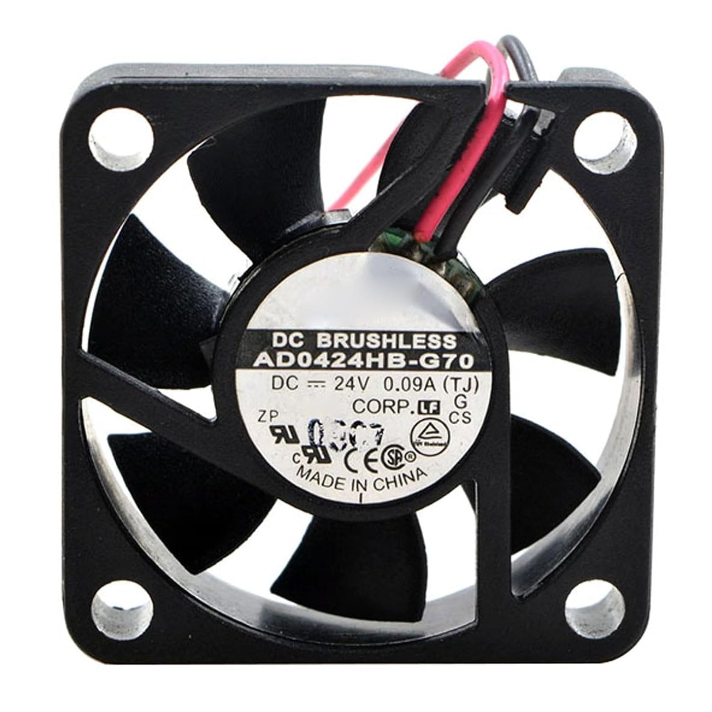 JVHROLW 40MM DC24V 0.09A 2.16W 4010 AD0424HB-G70 7000RPM 4cm 40 40 10MM (2pin) Printer Copier Fan Speed Cooling Fan