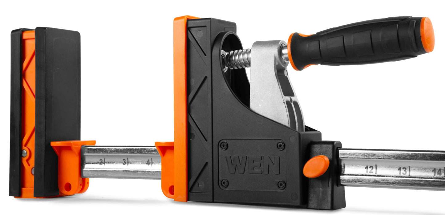 WEN Parallel Clamp Kit with Two 24-Inch Clamps, Two 50-Inch Clamps, and Framing Kit (CLP14A)
