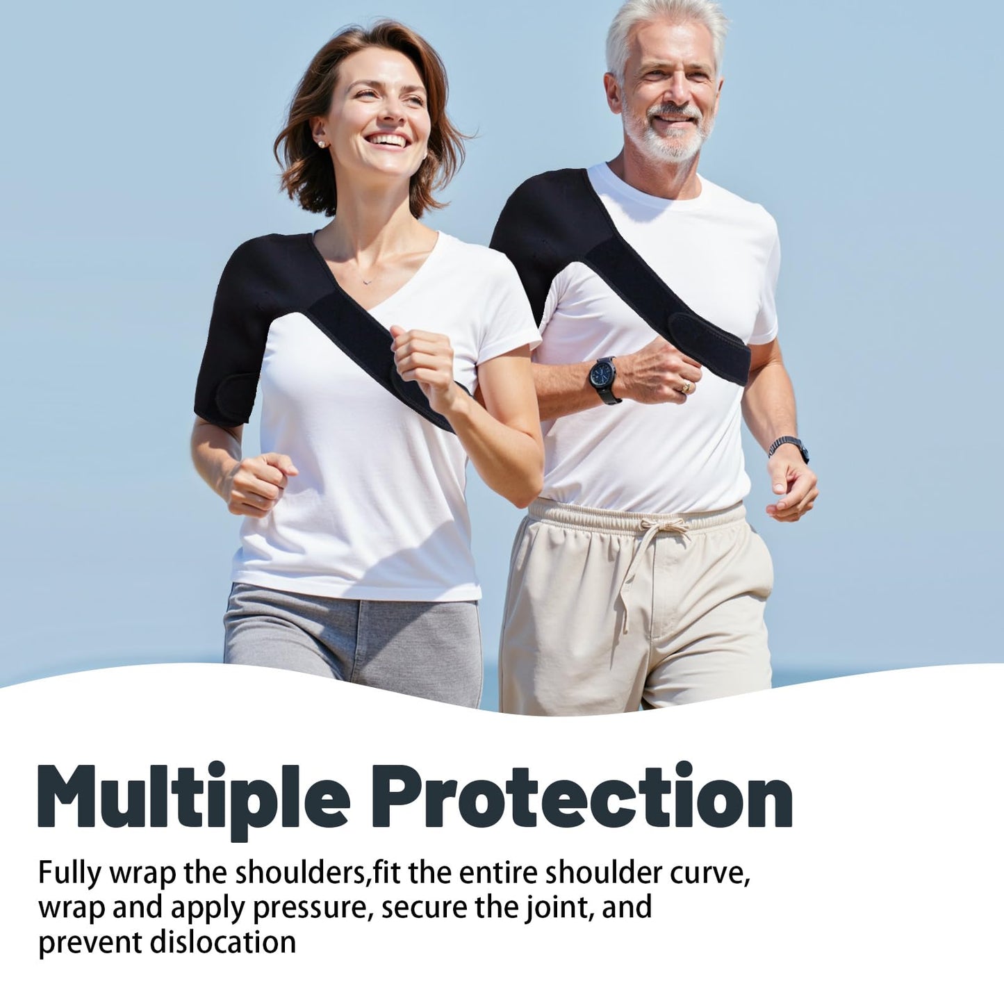 HSIWHV Shoulder Brace for Women, Compression Shoulder Sleeve, Adjustable and Can be Worn Under Clothes, Rotator Cuff Relief for Pain Relief (Right)