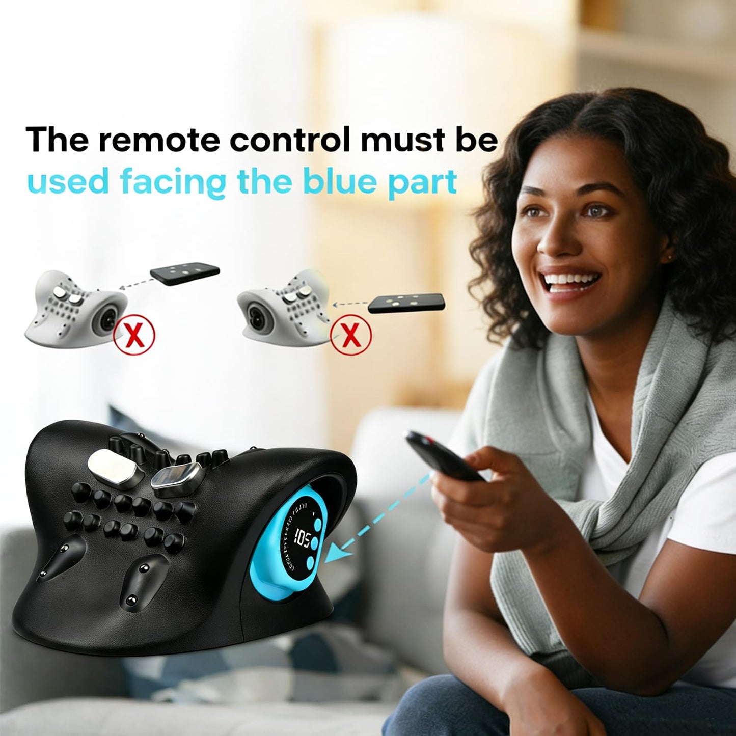 Wingeema Z6 2026 4-in-1 Neck Shoulder Massager with Heat & Pulse, Deep Tissue Kneading Pillow, Remote Control, Portable Travel Neck Relaxer for Pain Relief in Office/Car/Home Use