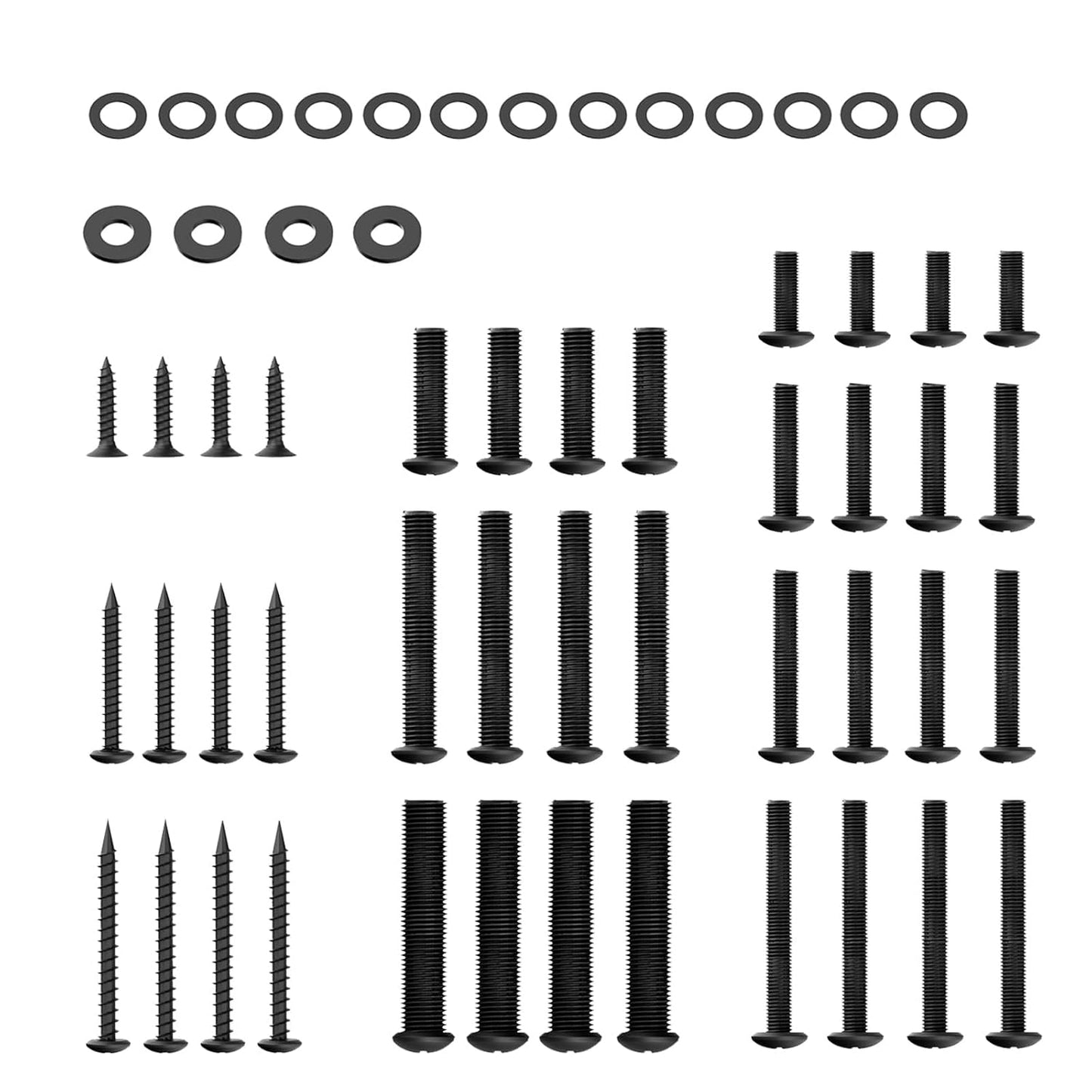 Yaotieci 24" 32" 39" 40" 42" 43" 48" 50" 55" 58" 65" 70" 75" TV Stand Legs Screws Kit for Insignia TV Legs