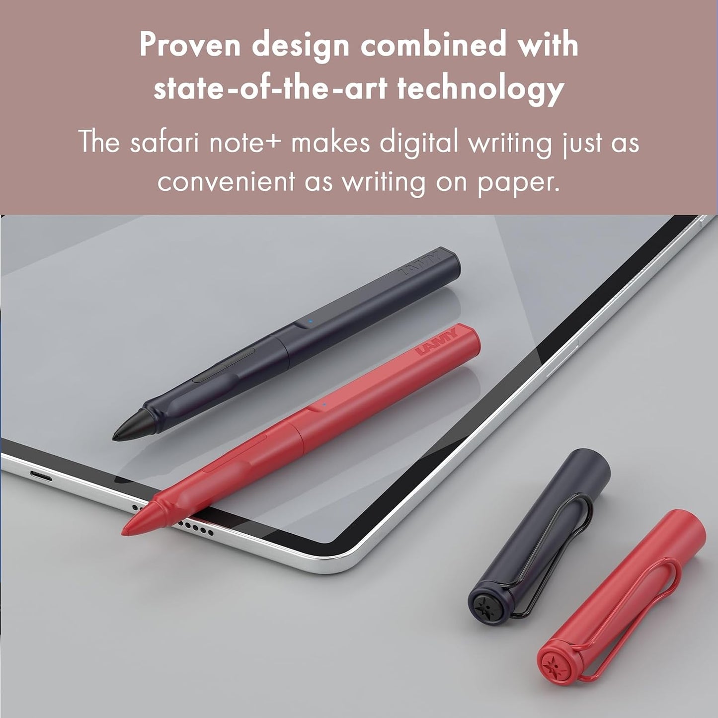 Lamy 2 Safari Note+ Stylus Pen Replacement Tips - Black, Medium, Pkg