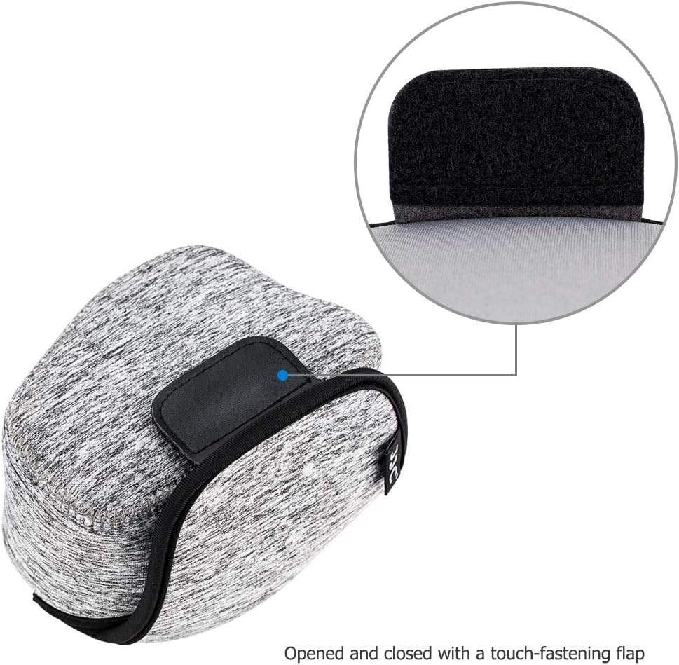 ZV-E10 16-50mm X-T50 XC15-45mm Z50+16-50mm KIWIFOTOS Neoprene Compact Camera Sleeve for Sony II +E PZ lens Fuji + lens