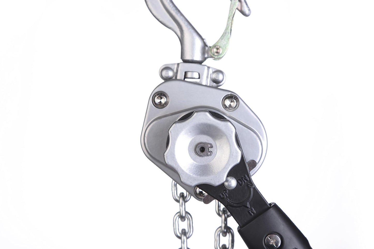 2 Pack AMARITE 1/4 Ton Compact Small Chain Hoist 550lbs Capacity Low-Profile Design with Dual Brakes & Mini Chain Lever Hoist Come Along - Small and Lightweight 0.25 Ton 550lbs Capacity 10ft Lift