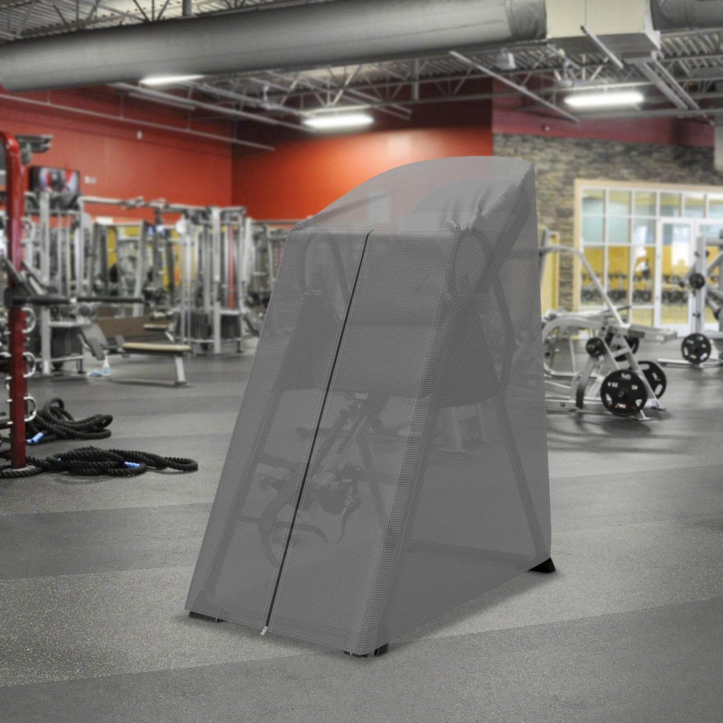 AKEfit Inversion Table Cover - Dustproof and Waterproof Inversion Equipment Protection Covers with Zipper,Fit Most Inverter Table-Indoor or Outdoor,28.3''L x 47''W x 63''H-Gray