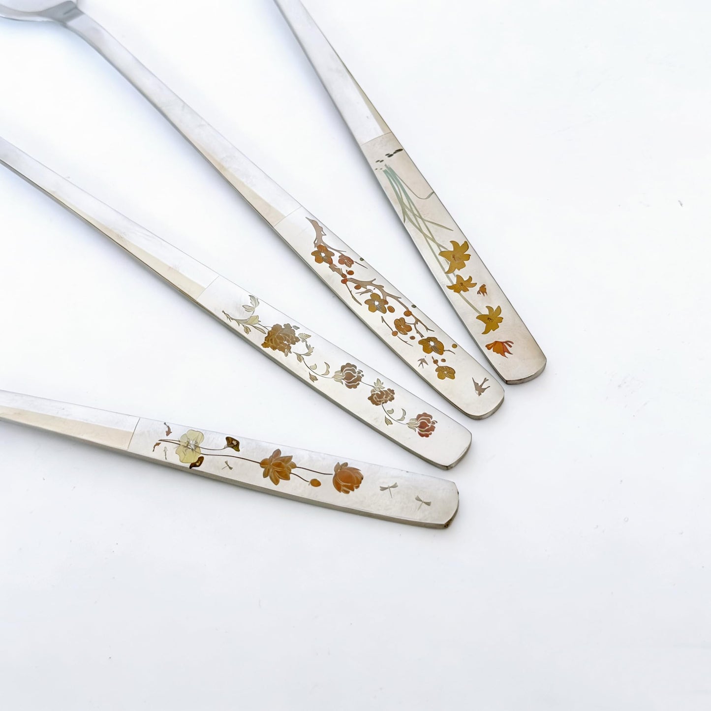 Soup Spoons Set of 4-8 Inch Long Handle
