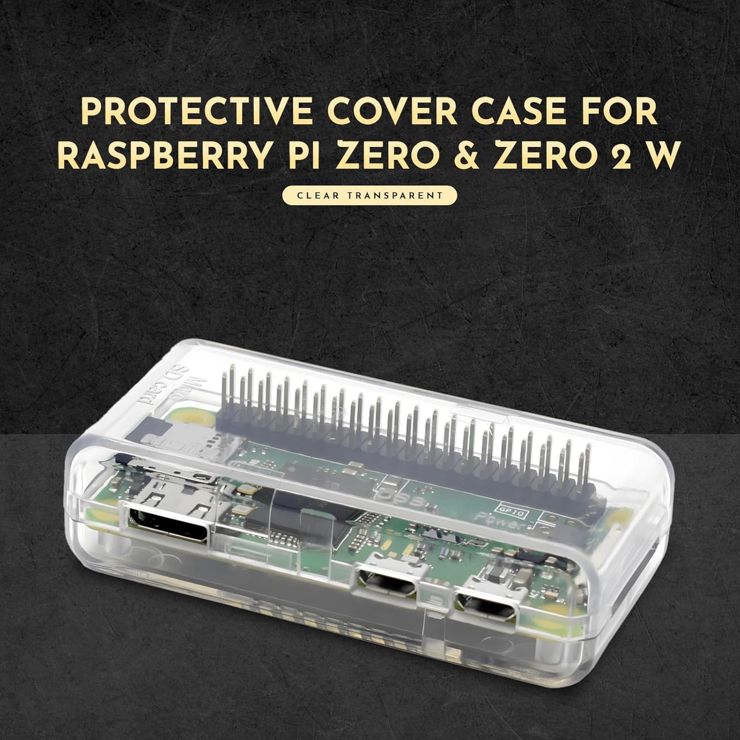 sb components 2 1 SB Premium Clear Case for Raspberry Pi Zero and Raspberry Pi Zero W Open Closed in Access to All