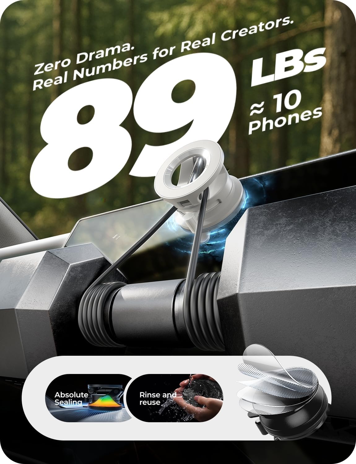 LISEN 17 16 15 14 13 12, S25, for Magsafe Car Mount, Cell Phone Holders for Your Car, Magnetic Car Accessories