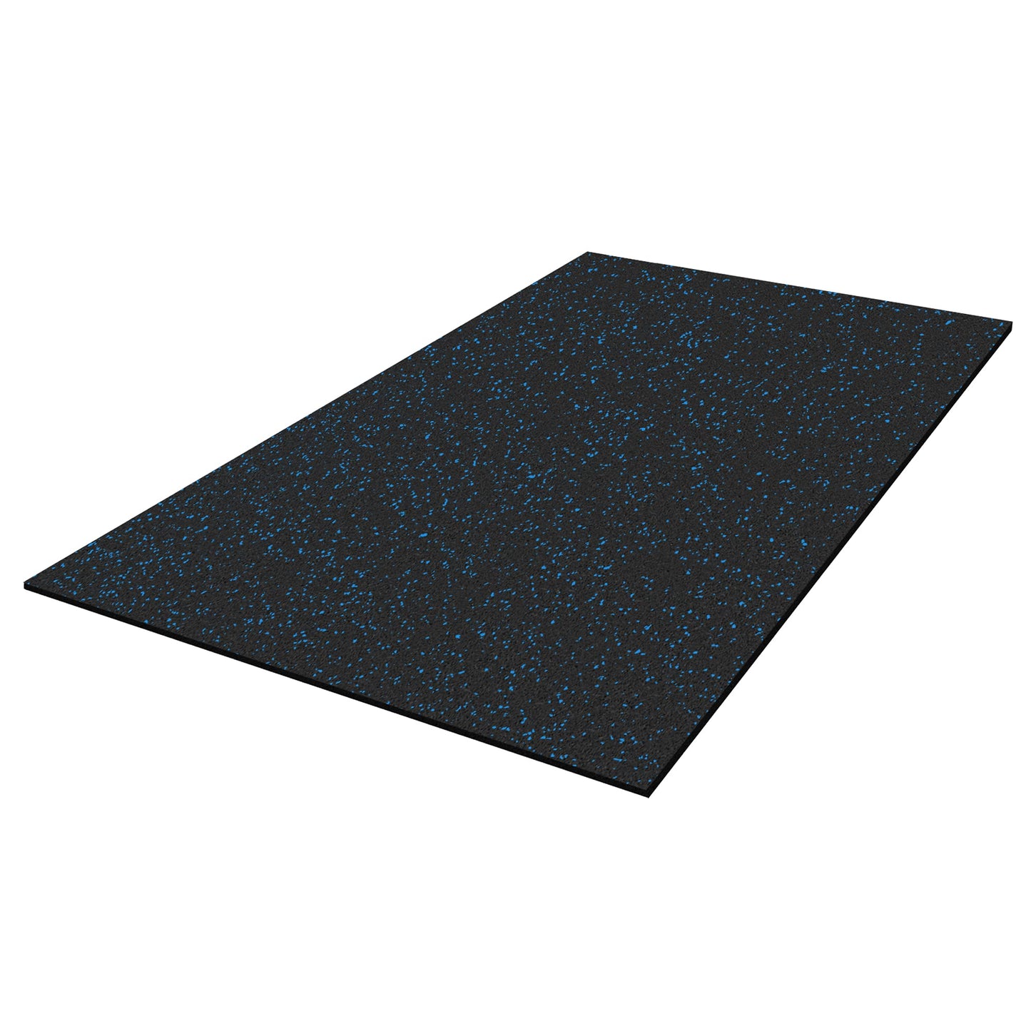 IncStores 4' x 6' Premium Durable Rubber Mat Home or Commercial Gym Flooring (Blue)