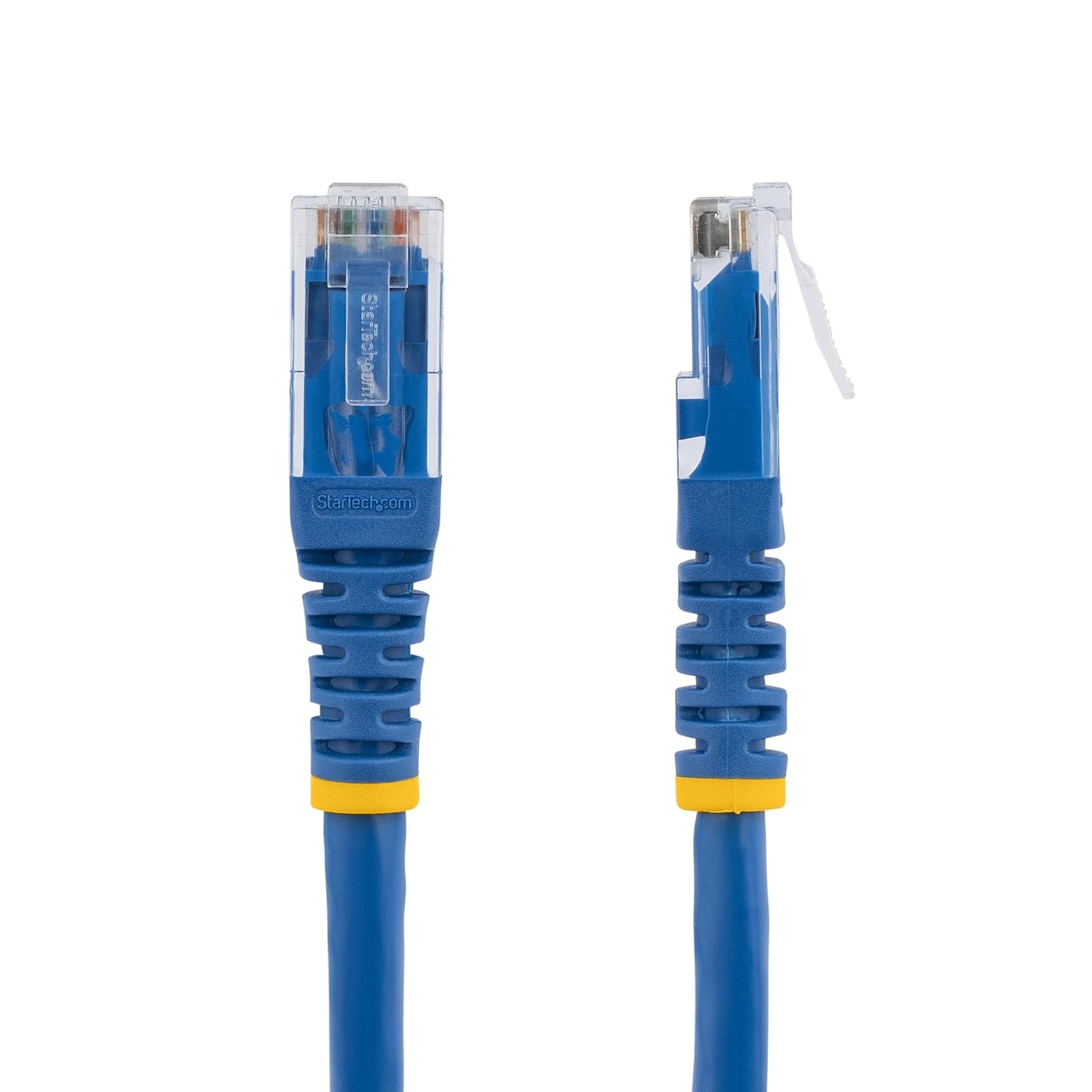 2ft CAT6 6 -250Mhz 100W RJ45 (C6PATCH2BL) StarTech Ethernet Cable - Blue CAT Gigabit Ethernet Wire PoE UTP Molded