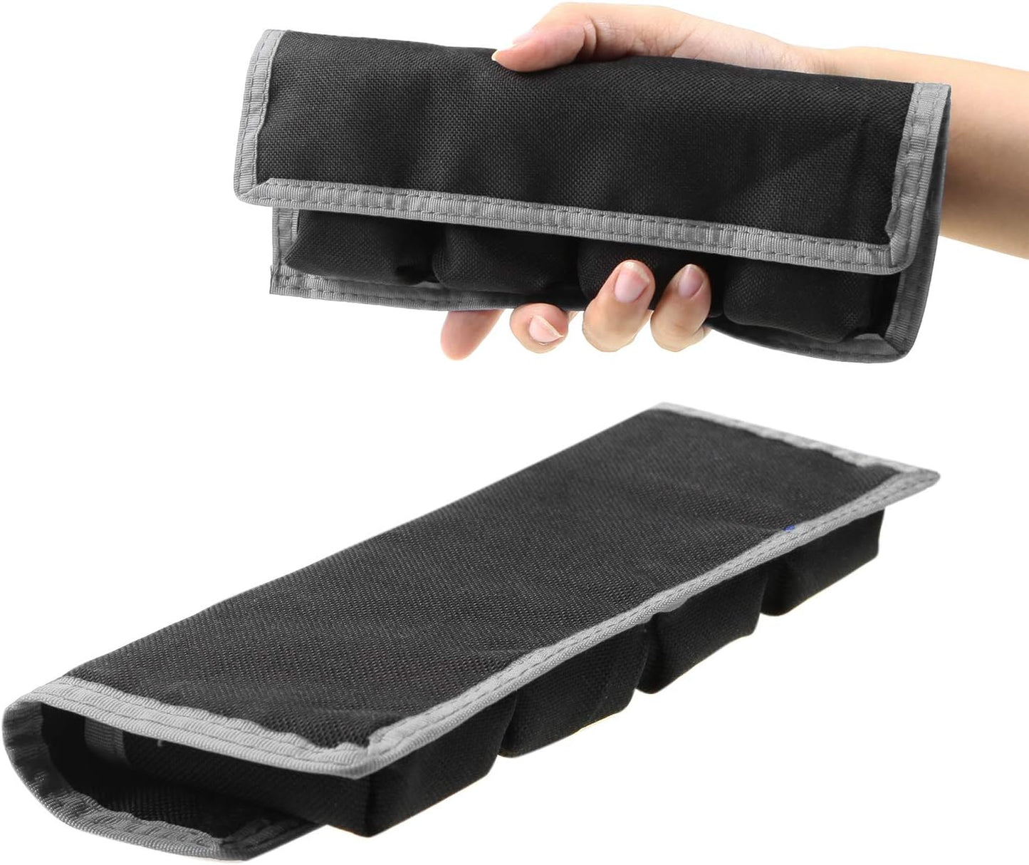 Meking (4 LP-E6 LP-E8 LP-E10 LP-E12, EN-EL14 EN-EL15, NP-FW50 NP-F550 NP-FM500H DSLR Battery Case Holder Storage Bag