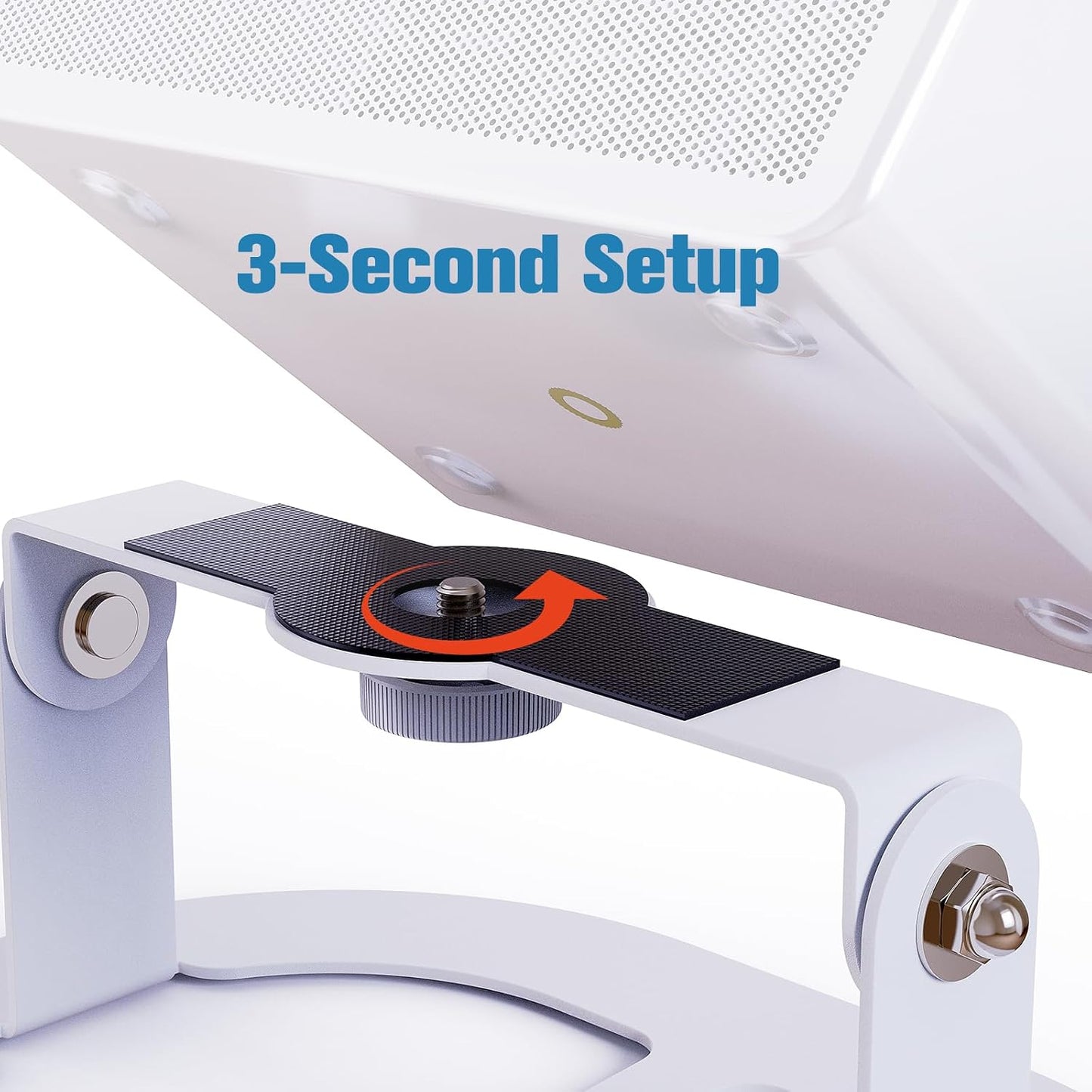 1/4 inch DAWASAPAT Projector Stand MINI Desktop Mount Angle Adjustable Projector Stand with Mounting Screw & Cable Ties