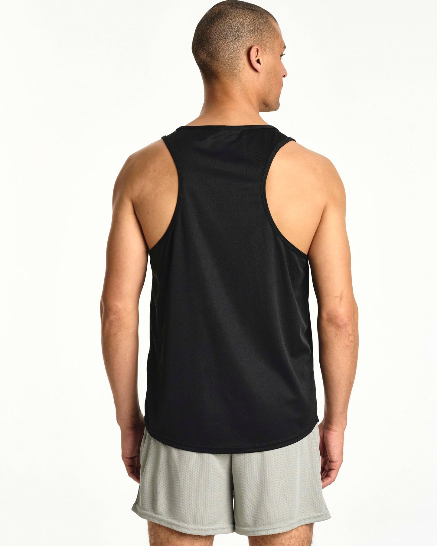 5 Pack: Men's Mesh Y-Back Muscle Tank Top - Gym Workout & Bodybuilding Fitness (Available in Big & Tall) Set 4, L