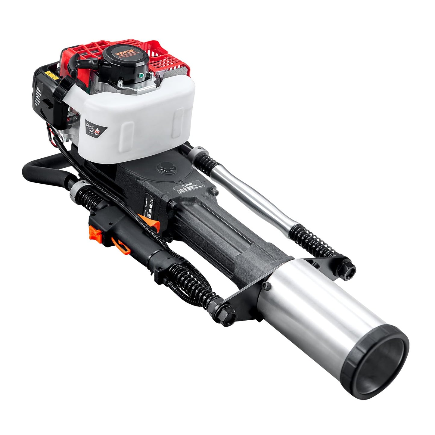VEVOR Gas-Powered T Post Driver,2-Stroke 1300W,52cc,W/3Head