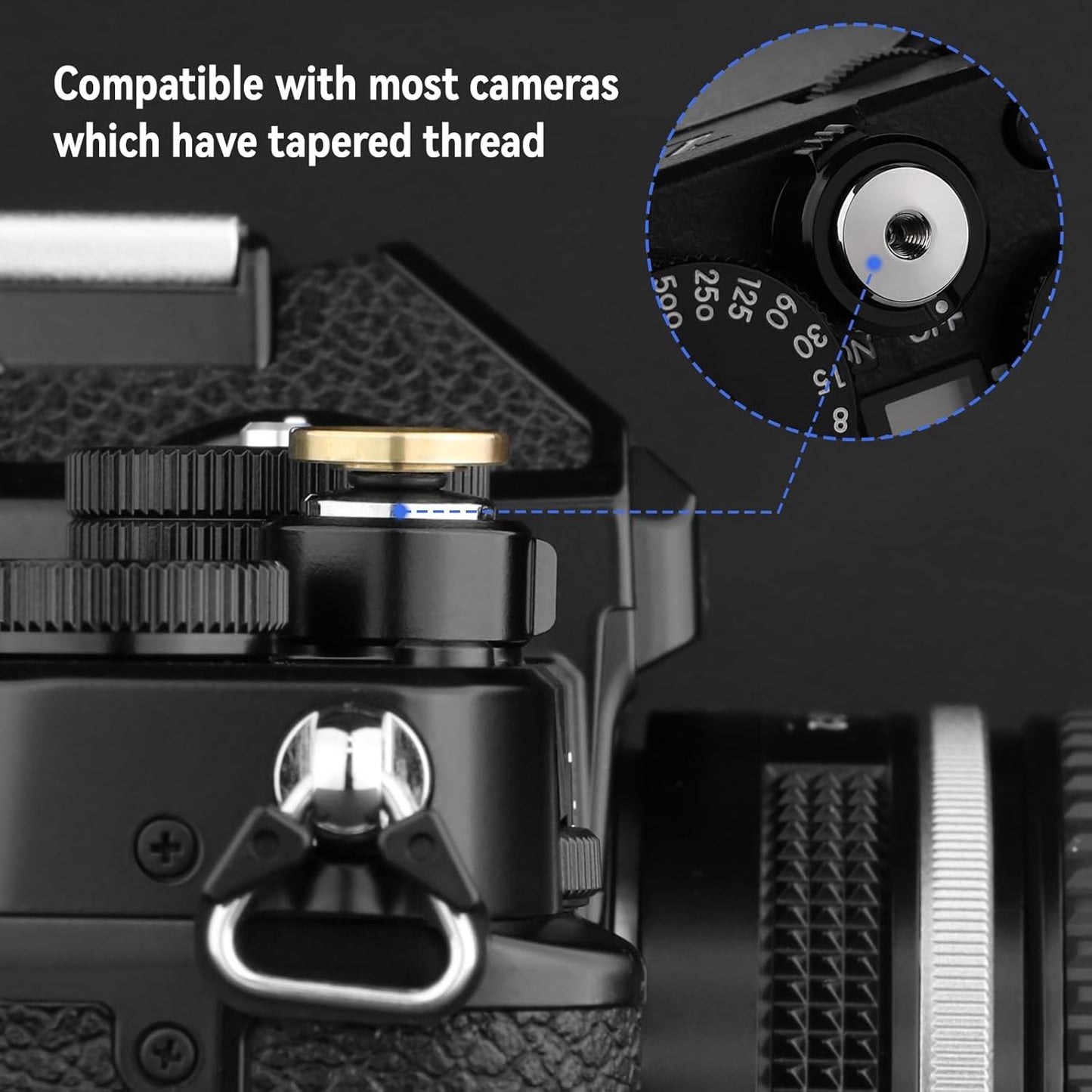 XE5 GFX100RF XM5 X-T5 X-T4 X-T3 X-T30 X-T20 X-PRO3 X100VI X100V X-E4 X-E3 Q3 M10 RX1 0.47in Exquisite Copper Concave