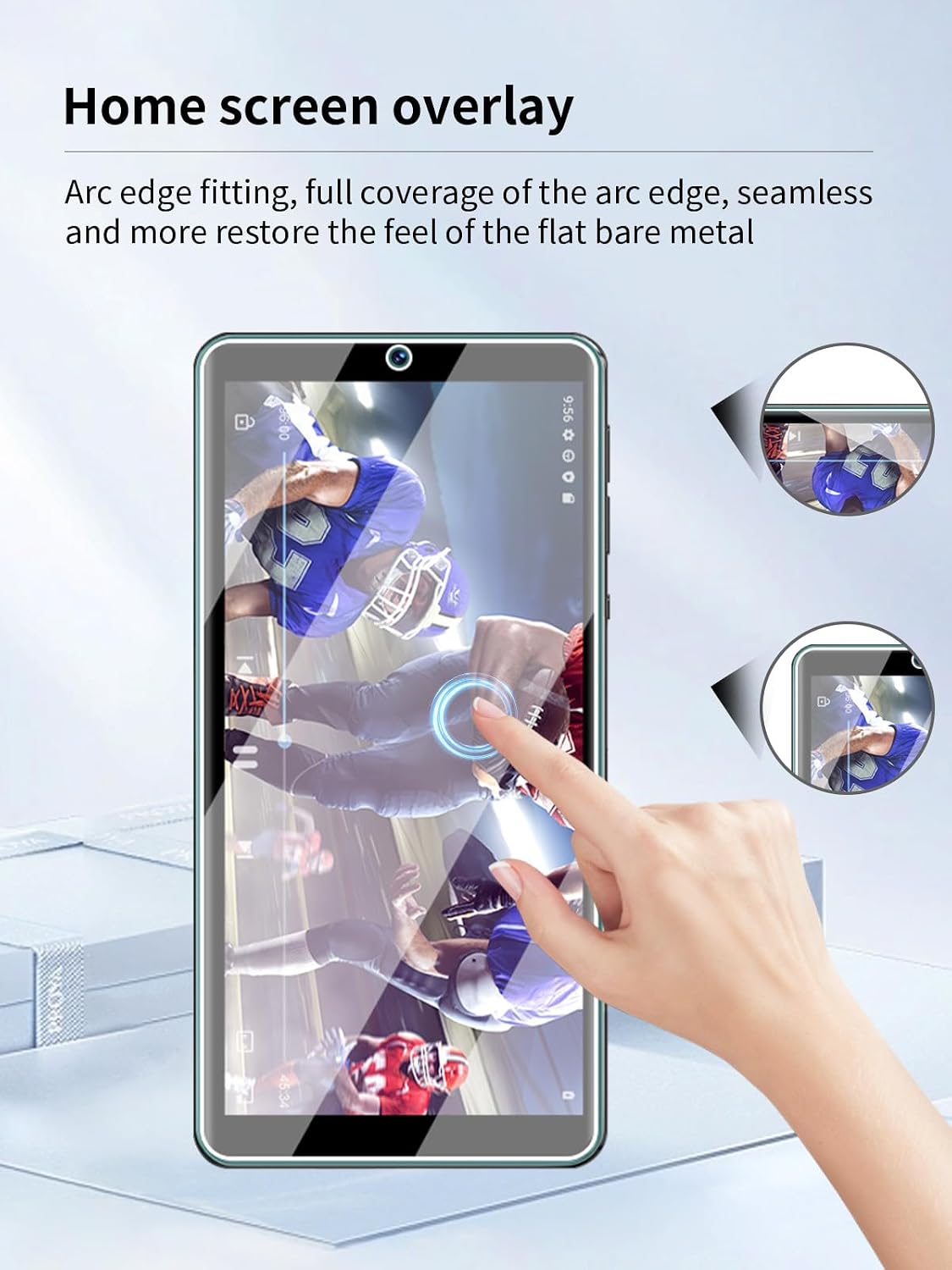 UYRUREL M502 5.5" MP3 3 Pack Screen Protector for Oilsky HD Touchscreen Player, High-definition Scratch Resistant
