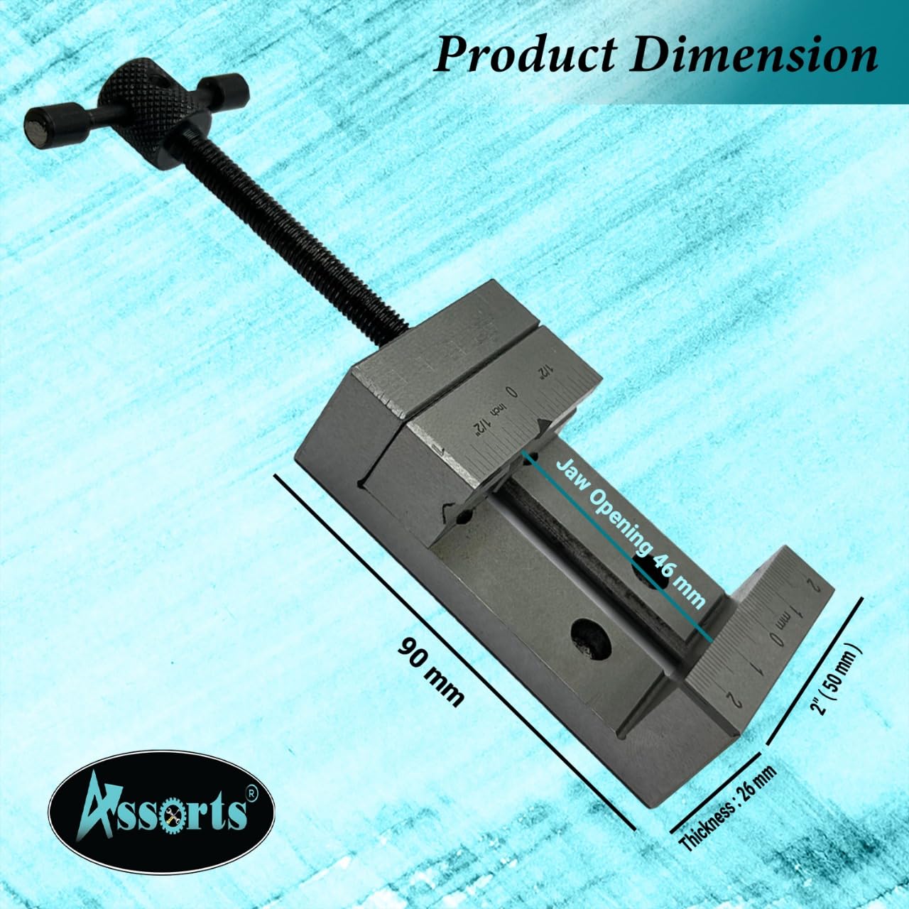 Assorts' Milling Slide Combo For 7 x 14 Mini Lathes Milling Slide, Z Angle Plate & 2" Mini Vice