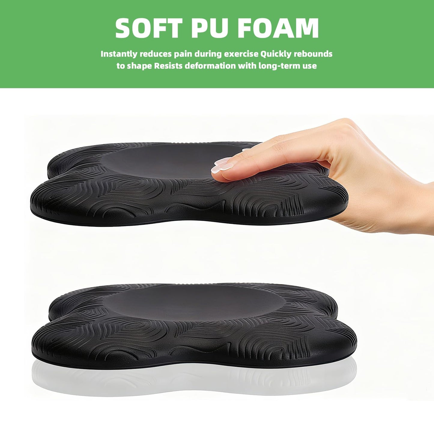 4 Pack Yoga Knee Pads Mat Setyoga, Comfortable Yoga Kneeling Mat for Knees Elbows Wrists and Head Unisex Support Foam, 4 Pack Mixed Colors