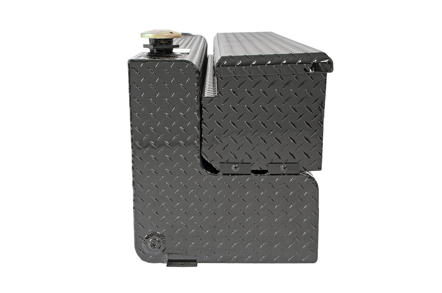 Dee Zee DZ92740XB (43 gallon) Auxiliary Diesel Fuel Transfer Tank - Black Aluminum