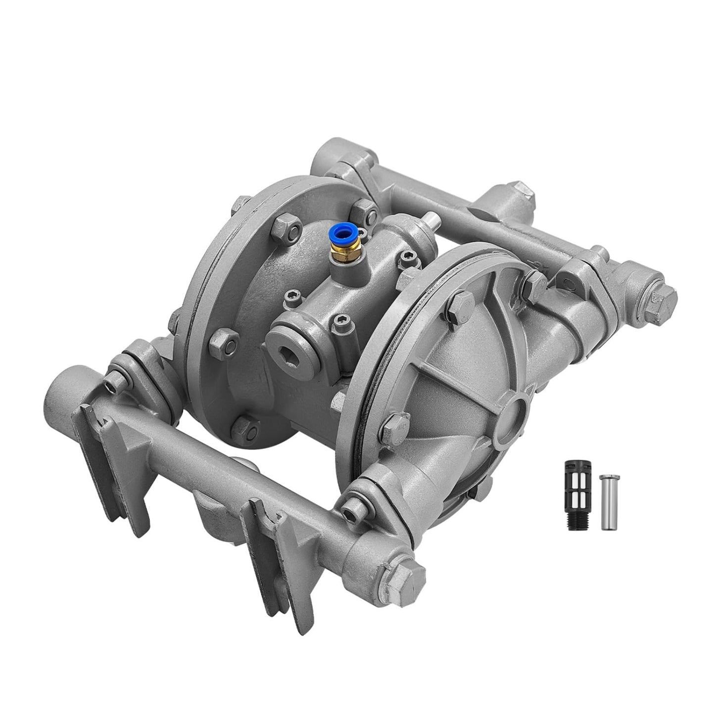 Air Operated Double Diaphragm Pump 1/2 inch Inlet/Outlet Max 115PSI Pneumatic Waste Oil Transfer Pump 16 GPM/60 LPM Replace#DP34-001