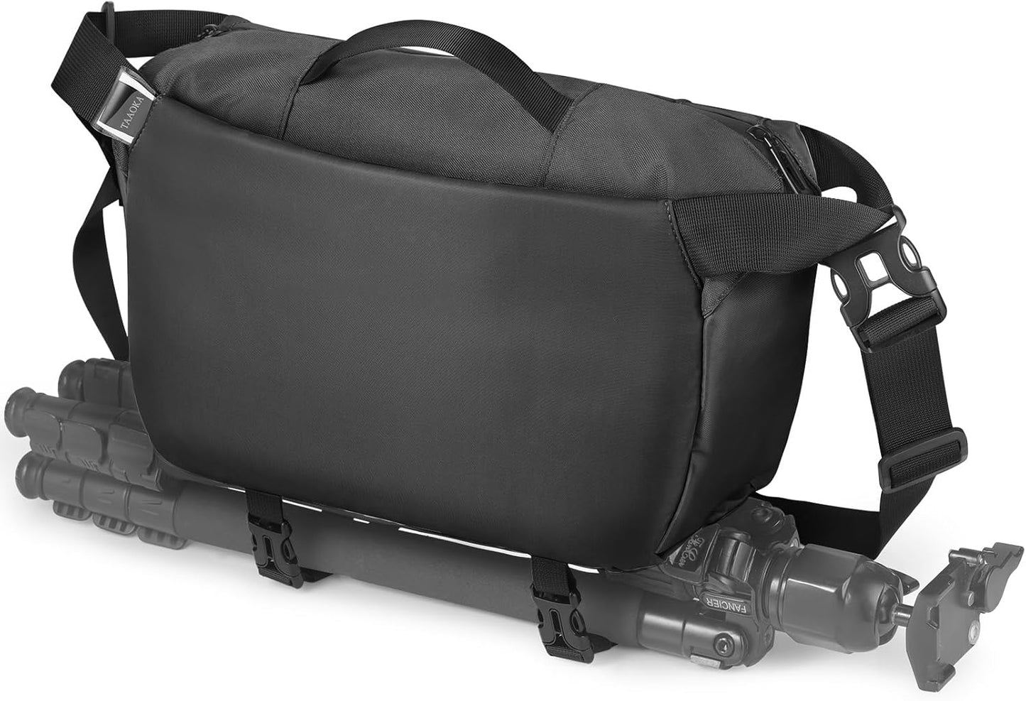 TAAOKA Camera Sling Bag, Waterproof Camera Case with Tripod Holder, DSLR/SLR/Mirrorless Cameras Shoulder Bag, Crossbody