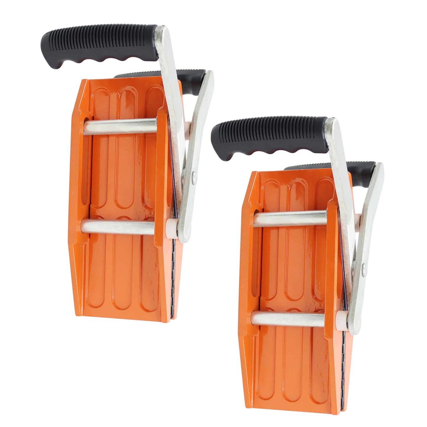 Maisutseb 2 PCS Double Handed Stone Carrying Clamps 880 LBS Heavy Duty Granite Panel lifting Transporting Tools with Non-slip Handles Panel Carriers for 2.36in(60mm) Marble Slab Glass Plywood