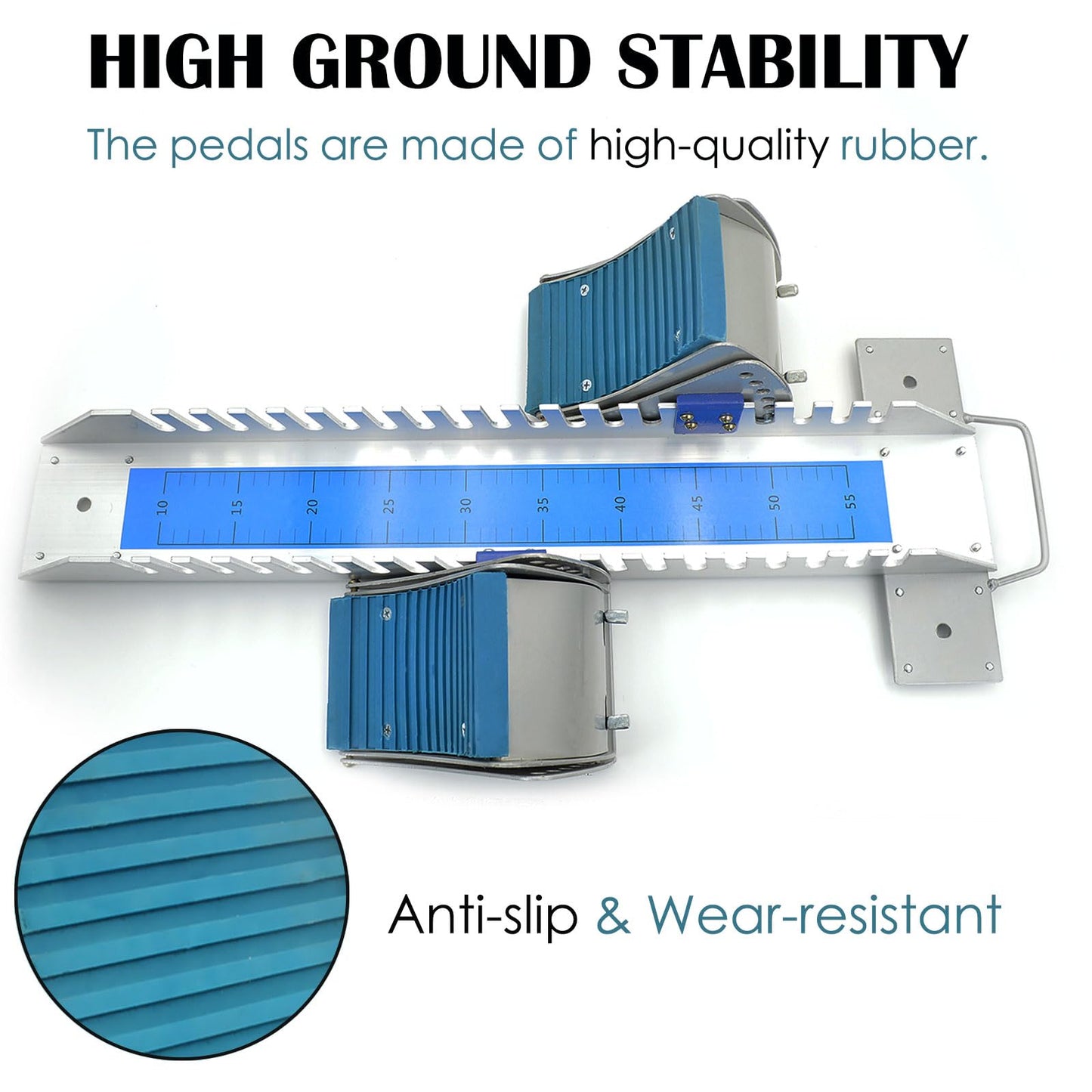 DITOSH Starting Blocks Multi-Function 6 Angle Adjustable Aluminum Track and Field Starting Block for Sprinting for Athletics Plastic Runway Cinder Track-Blue 25 in