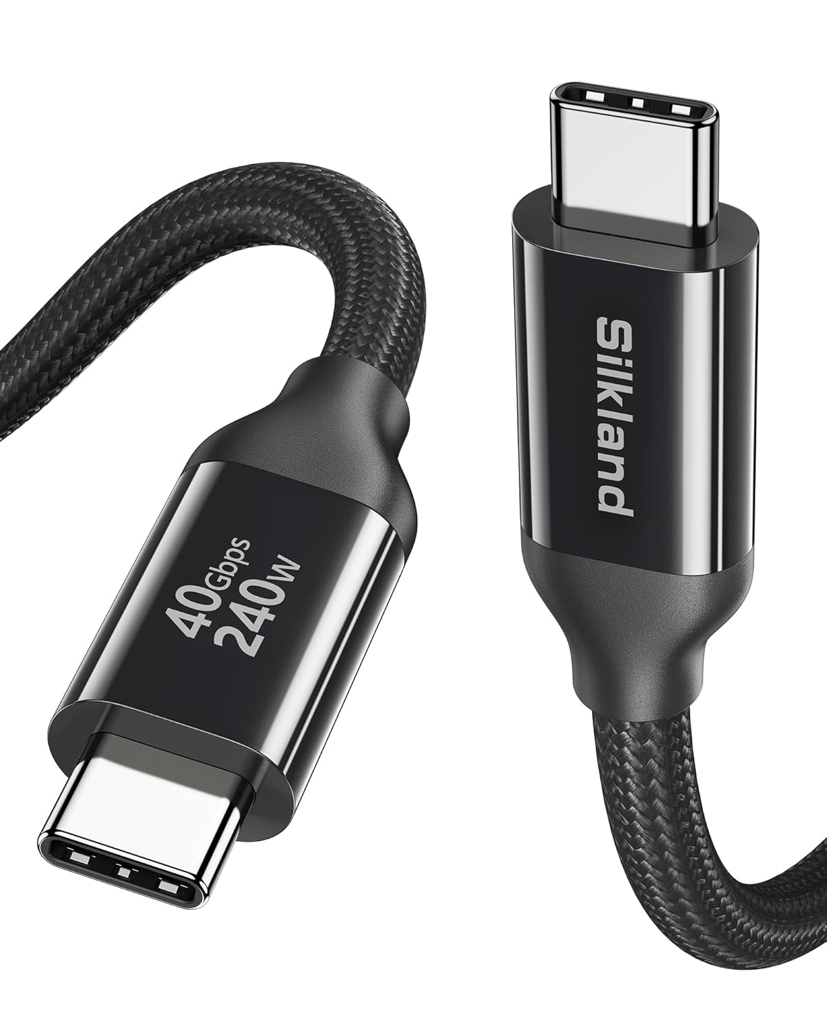 4 4 [5FT/1.5M], 40Gbps 8K/5K@60Hz, 240W 16, Silkland USB Cable for Thunderbolt Data Sync, Fast Charging, USB C