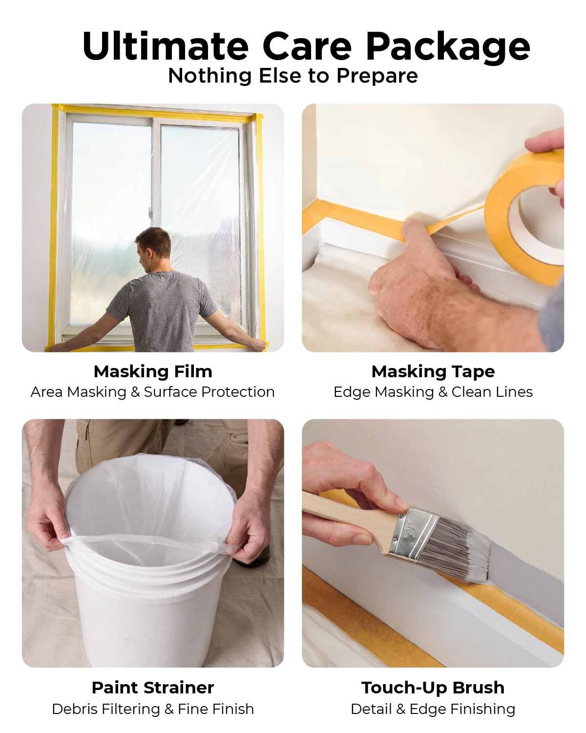 InoKraft NEO Airless Paint Sprayer Kit for House Painting, DIY Beginners' Choice with Accessories Storage Space, Lightweight Design, Quick Clean for Home Interior and Exterior Furniture and Fences