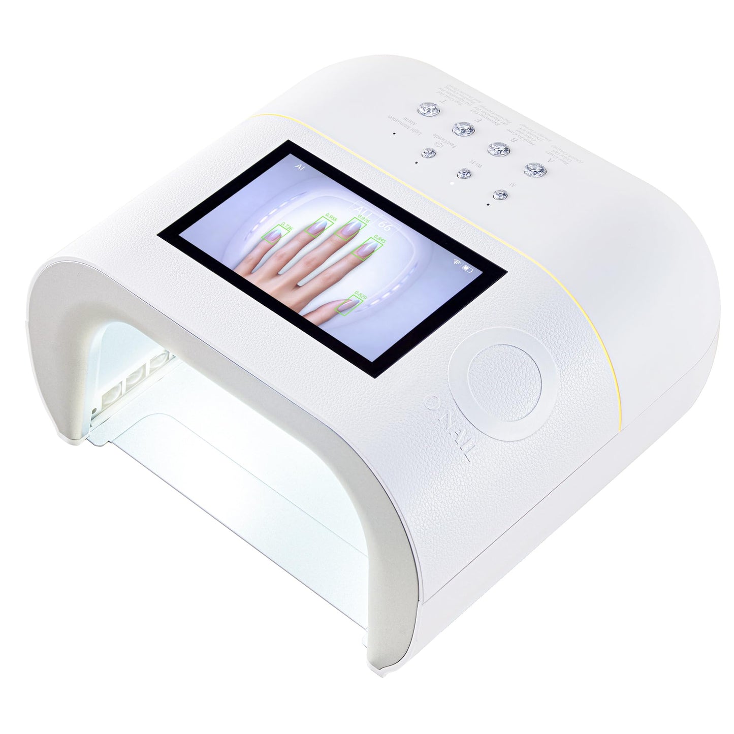 AI UV Nail LED Lamp-O NAIL AI Precision Scan,Reduce Excess UV Skin Damage-2in1 AI Computer&Nail Dryer with HD Visible Screen