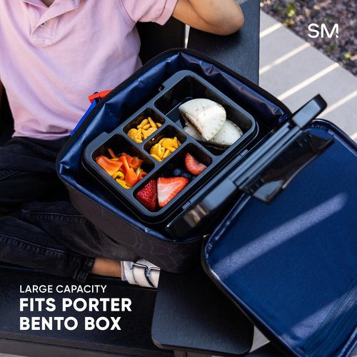 Bluey Kids Lunch Box - Reusable Insulated Meal Container for Toddlers | Hadley Collection | Bluey Sky