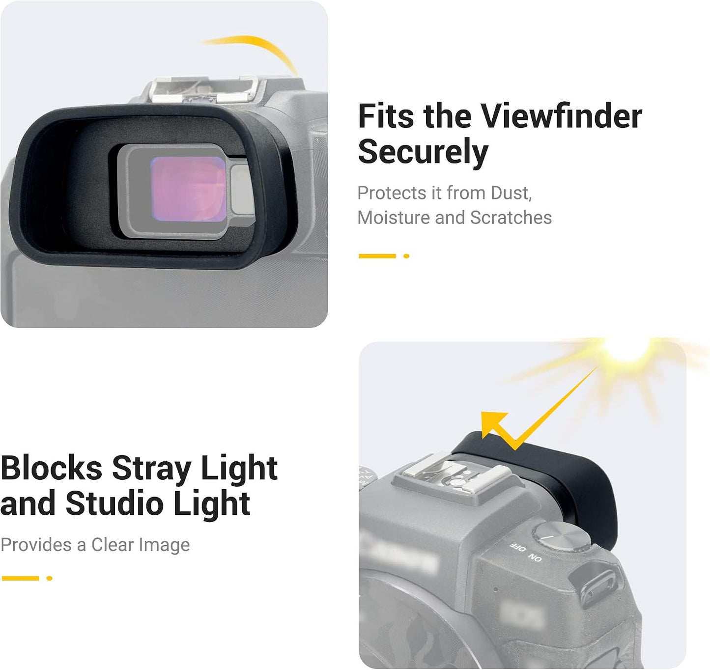 R8 R8 EOS RP Eyecup EyepieceSoft Silicon Extended Camera Eye Cup Viewfinder Special Designed for Canon EOS RP