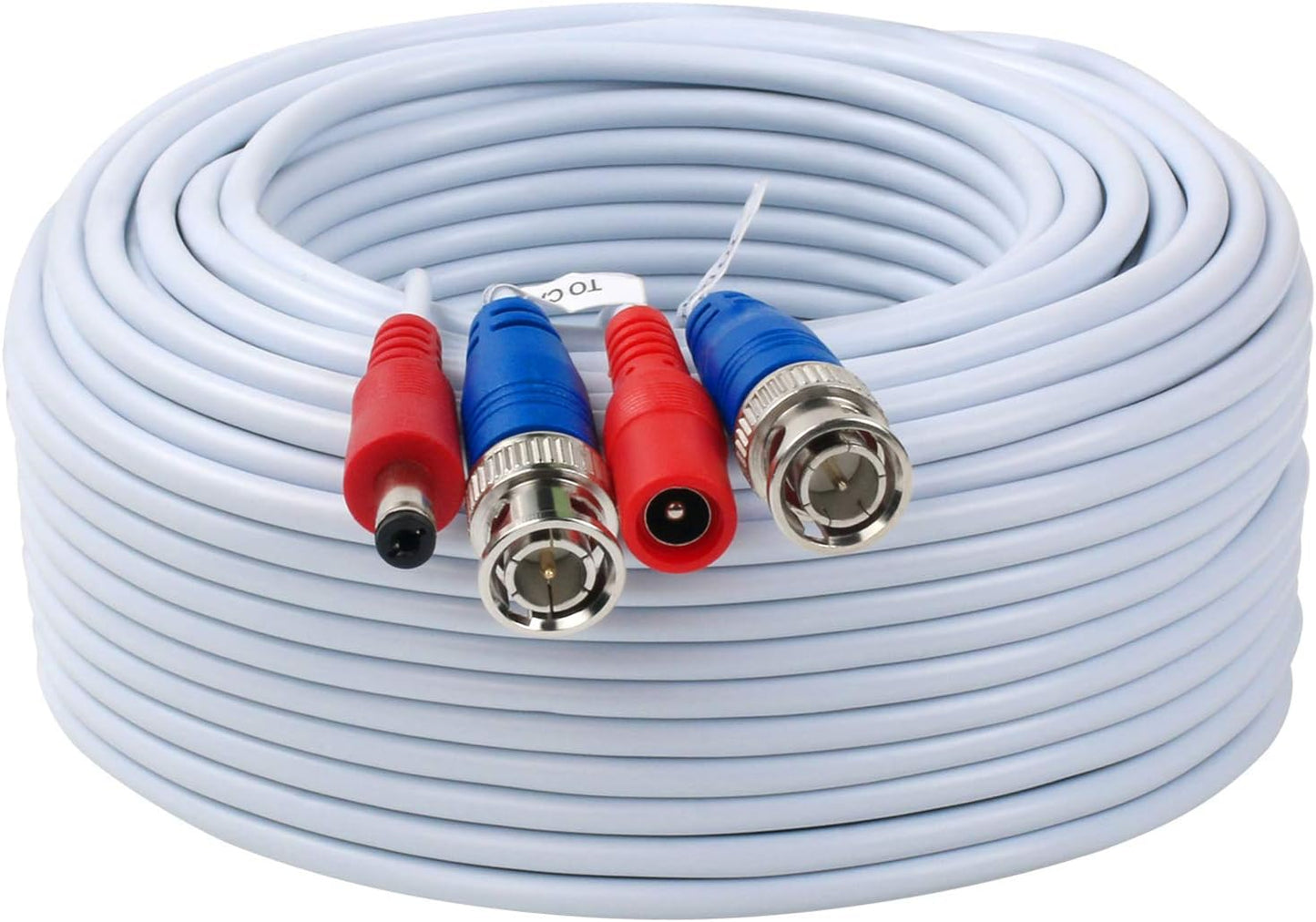 2 Pack 30 Feet BNC Video Power Cable Wire Video Security Camera Wire with Connectors for CCTV Camera DVR Surveillance