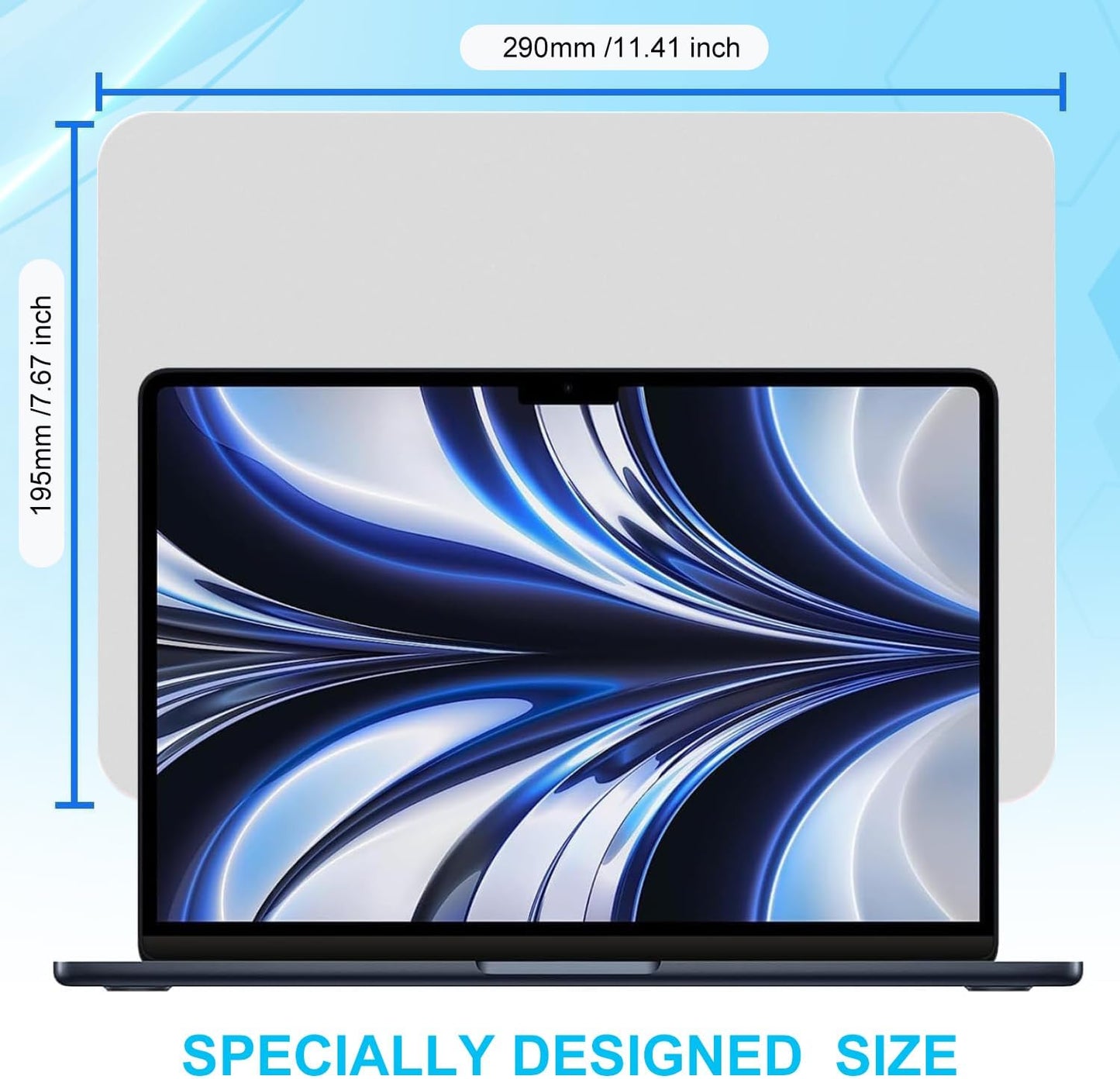 2 Pack 13" 14" 13 inch 14 inch Microfiber Cleaning Cloth for MacBook Neo &MacBook Pro & MacBook Air Screen Keyboard