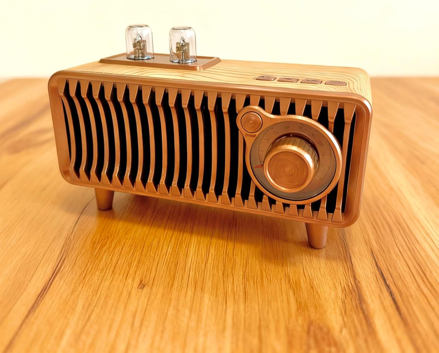 YIONGTAF AUX/USB/TF/MP3 Retro Portable Rechargeable FM Radio Bluetooth Speaker with Dual Speaker Stereo, Player, TWS