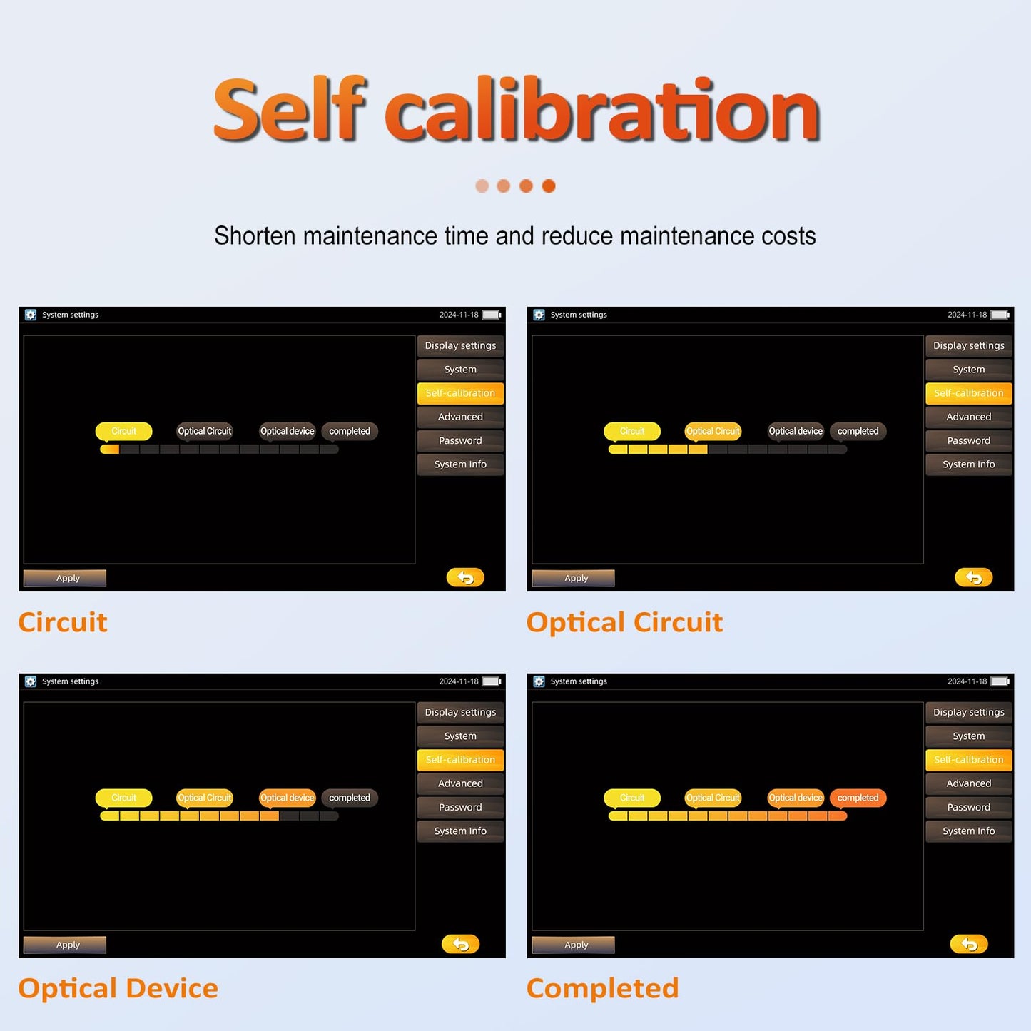 Live iOLM 1310/1550/1625nm 32/30/28dB PON Fiber OTDR Built-in OPM+ OLS+ VFL+ Event Map+ WiFi Remote +RJ45, OTDR with SOR PDF Format+Self Calibration+Bidirectional Test+7" Touchscreen