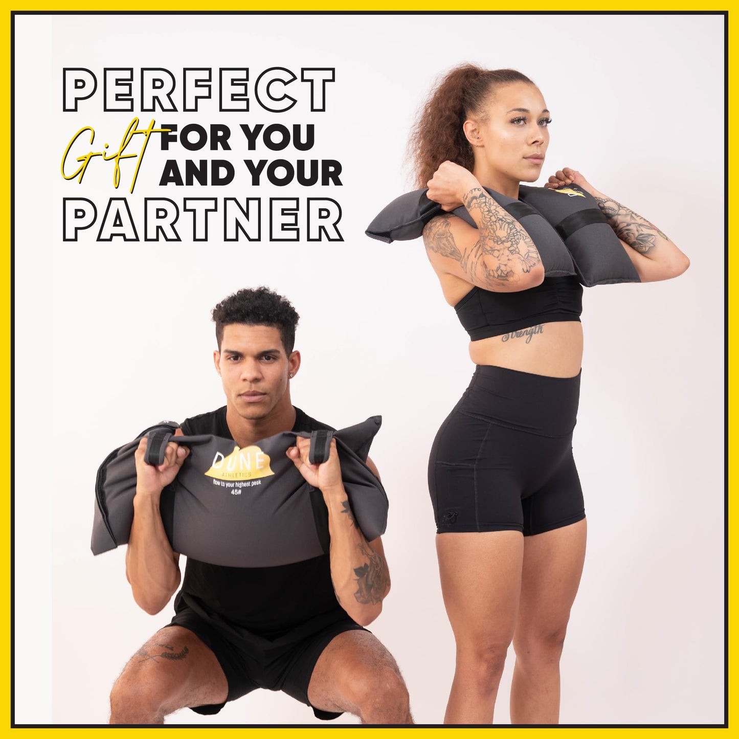 Sandbags for Working Out (Unfilled) - Enhance Your Fitness with Our Workout Sandbag, Versatile & Durable Sand Bags for Weight Training | 15-75 lbs Sand Bag for Exercise – Dark Gray - Guide Included