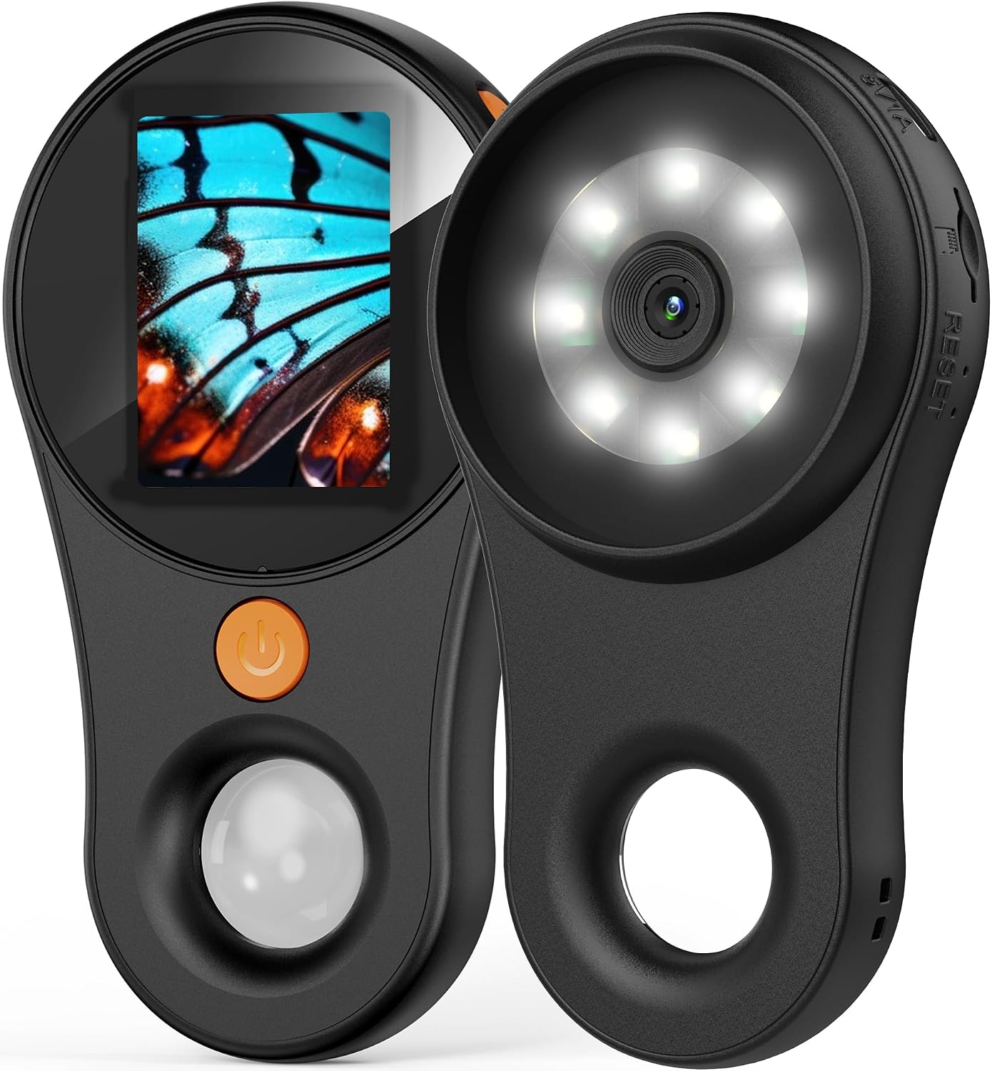 T TAKMLY 2.0 inch 200w 500x Magnifying Glass with Light Portable Handheld USB Digital Microscope Macro Camera IPS Color