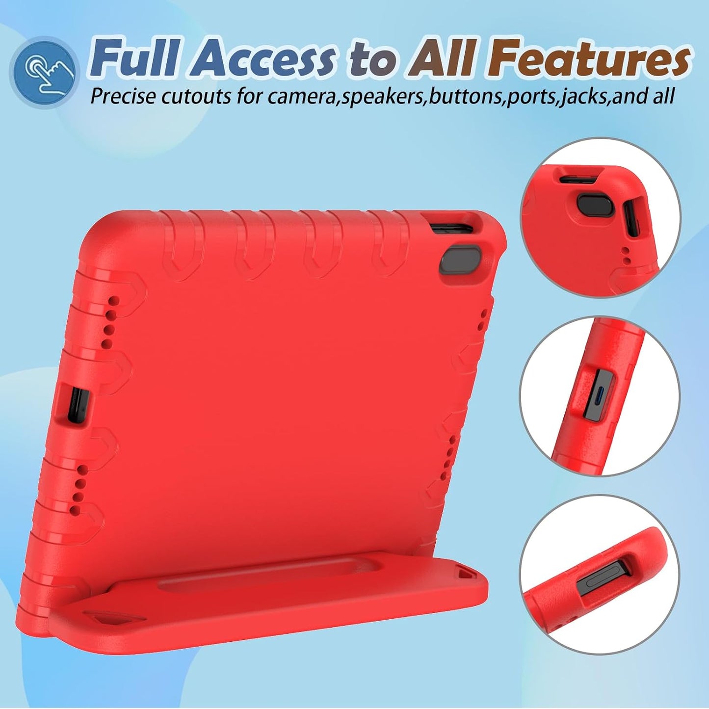 LTROP 11th (A16) 2025/ 10th (10.9-inch, 2022) 11th/ 10th Kids Case for New iPad Generation Generation with Screen
