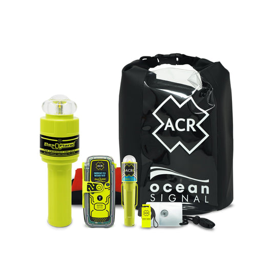 ResQLink View RLS GPS PLB & ResQFlare USCG Approved Electronic Distress Flare Premium Safety Kit - Ideal for Hiking, Hunting, Boating, Fishing - Alert Search & Rescue for Any Outdoor Emergency