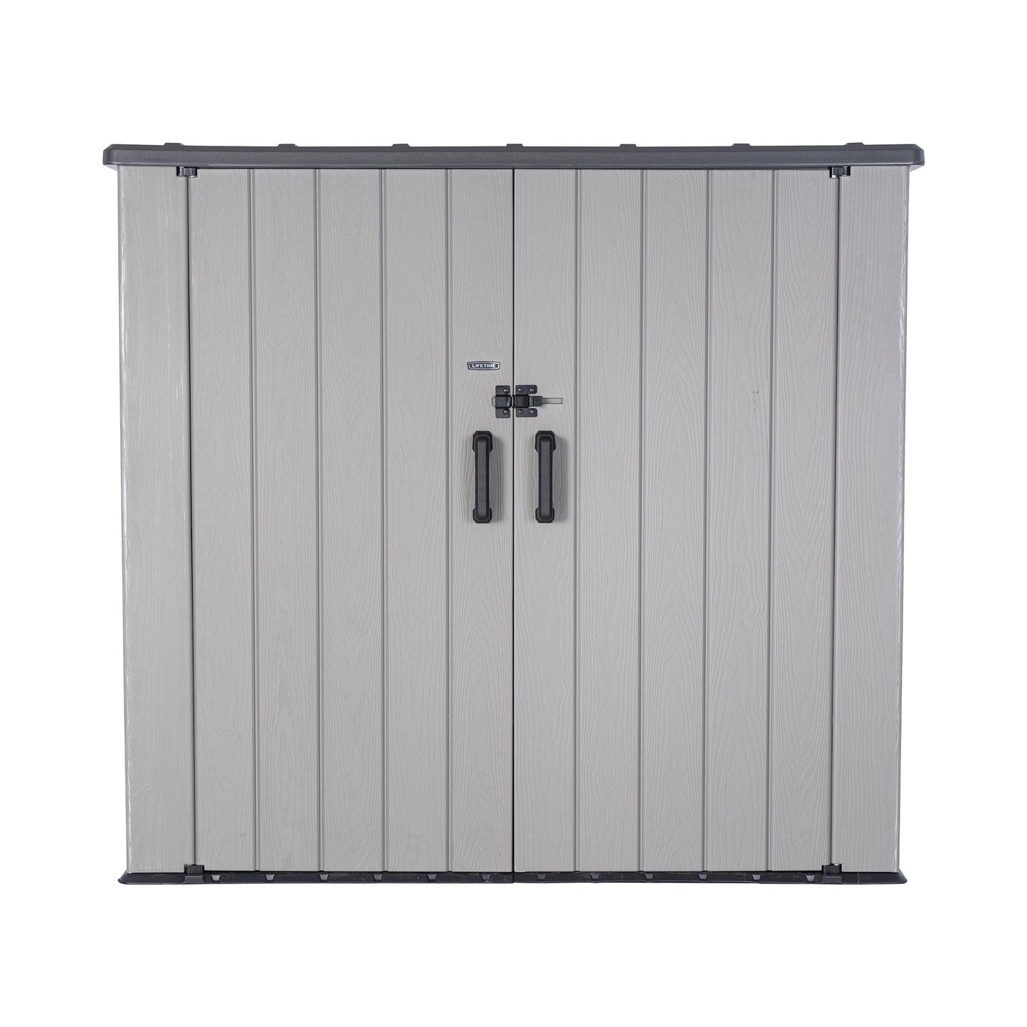 Lifetime Outdoor Utility Storage Shed with Double Wall Steel-Reinforced Construction, 6.3 x 3.6 FT