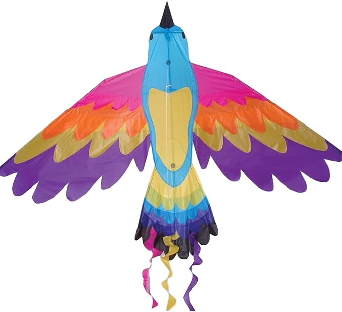 Premier Kites Paradise Bird Kite are Great Kites for Adults and Easy to Fly Kites for Kids | A Large Kite with a 70 Inch Wingspan and a 36 Inch Body with Bold Colors and Detailed Applique Work
