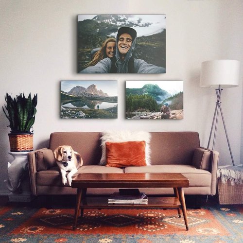Canvas On Demand Custom Canvas Prints - Personalized Photo Wall Art for Family, Weddings & Pets | 10x8 Inch