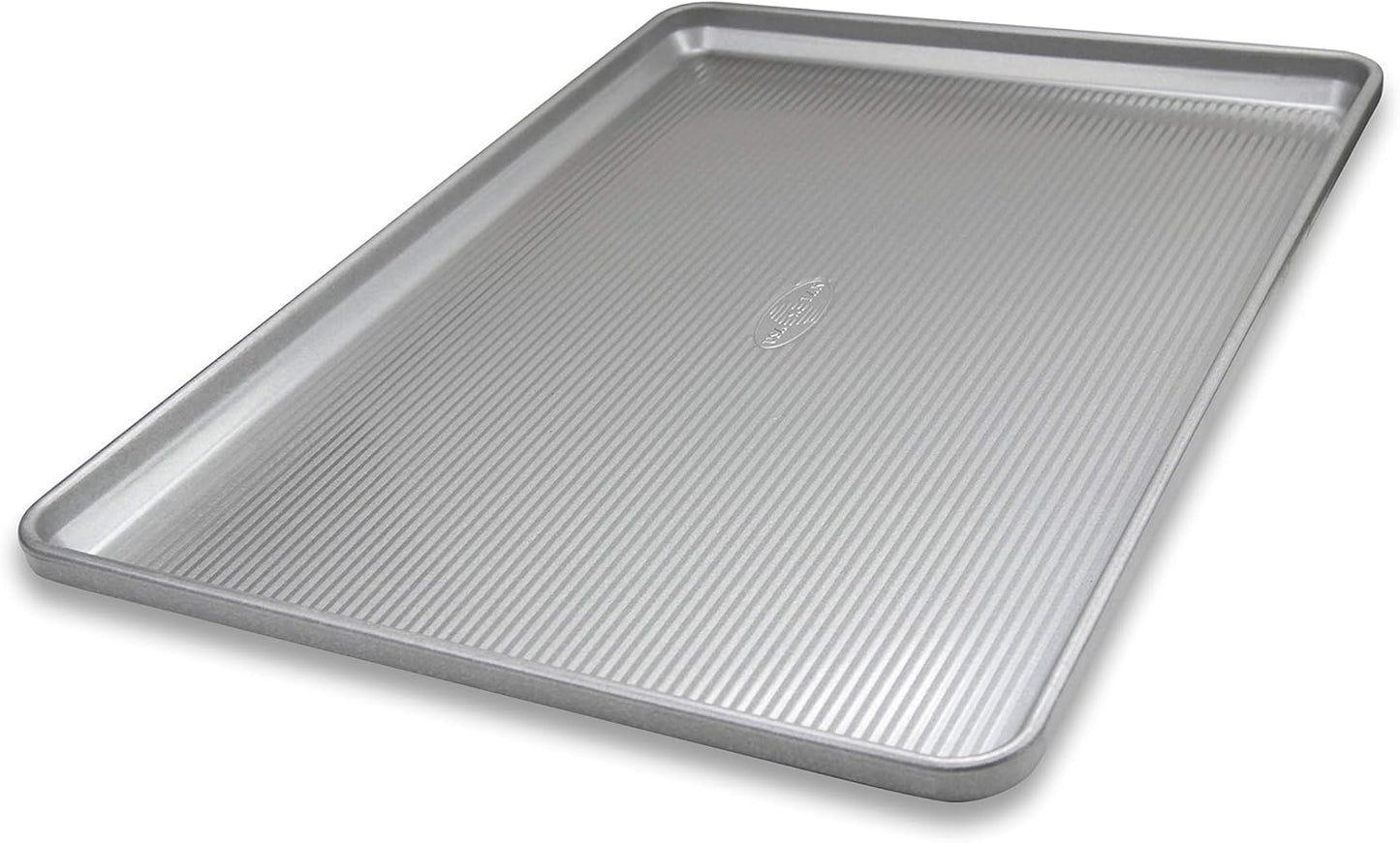 USA Pan Bakeware Half Sheet - Heavy Duty, Warp Resistant Nonstick Baking Pan for Perfect Baking