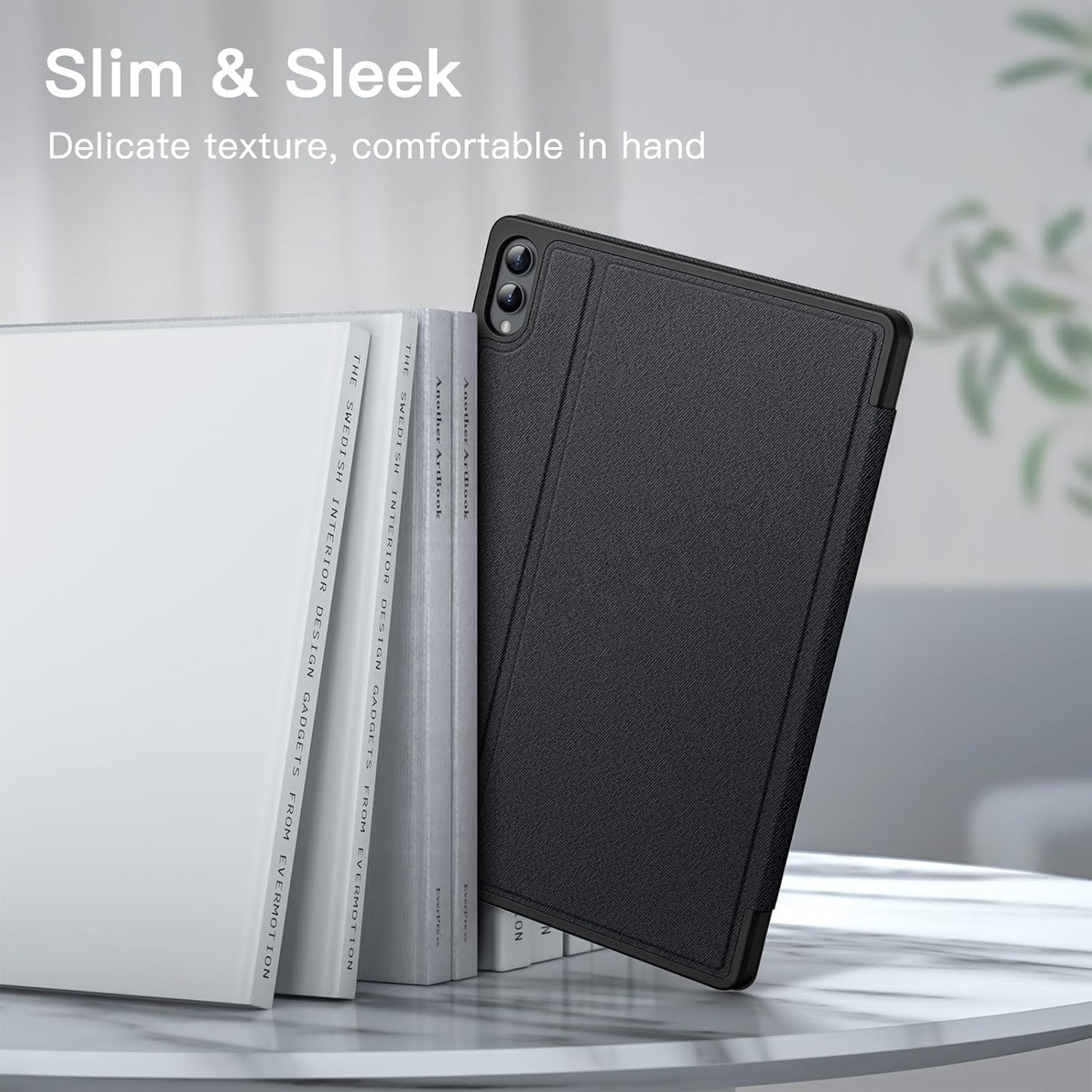 JETech S11 Case for Samsung Galaxy Tab Ultra with S Pen Holder, Slim Folio Stand Protective Tablet Cover, Multi-Angle