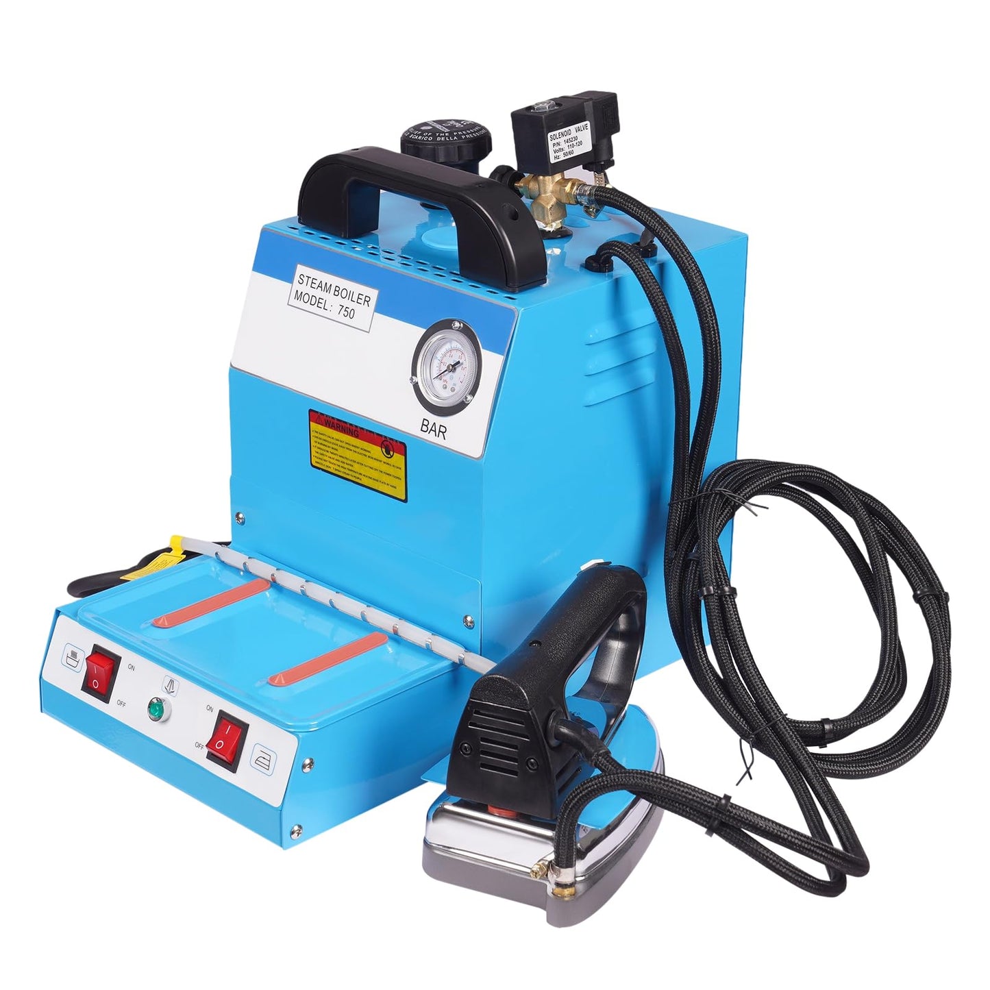 TrueyEssence Commercial Electric Steam Iron, Professional Steam Station for Clothes Countertop Electric Iron Boiler for Hotel Dry Cleaner Tailors Fabric Factories