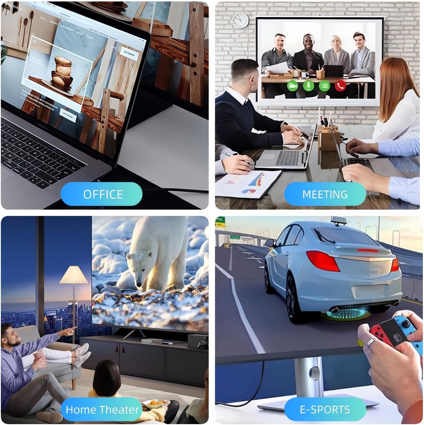 XinYaa 2.1 8K@60Hz 4K@120Hz 2 1 HDR10+ 48 3D Dolby PS5/4 B0X HDMI Switch, Aluminum HDMI Switcher in Out, HDM I Splitter