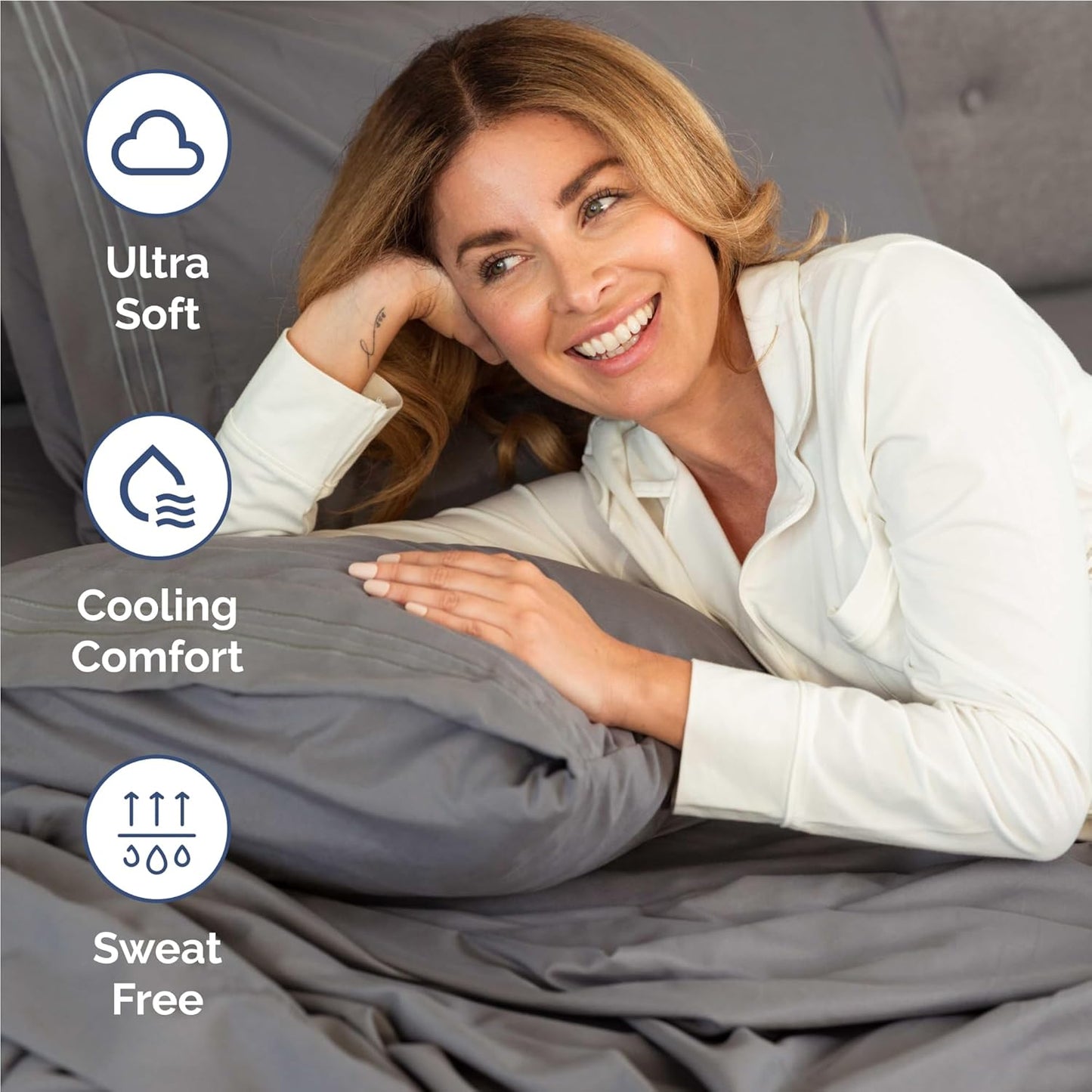 Skiennix Twin XL Sheet Set - Comfy Cooling Bed Sheets - Hotel Luxury Bedding - Deep Pockets, Dark Grey