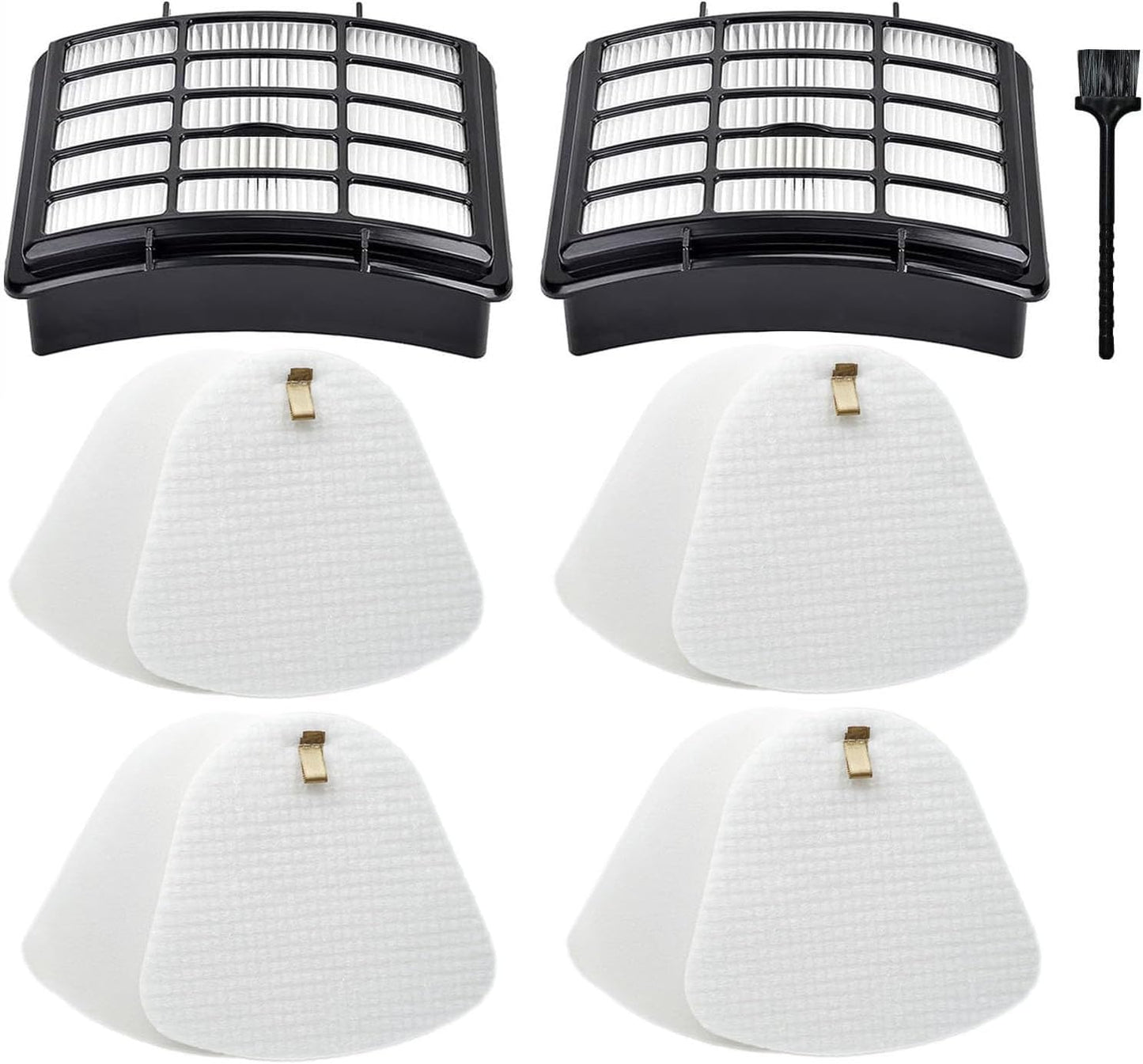 Shark Navigator Lift-Away Vacuum Filter Replacement - 2 HEPA + 4 Foam & Felt Filters Set