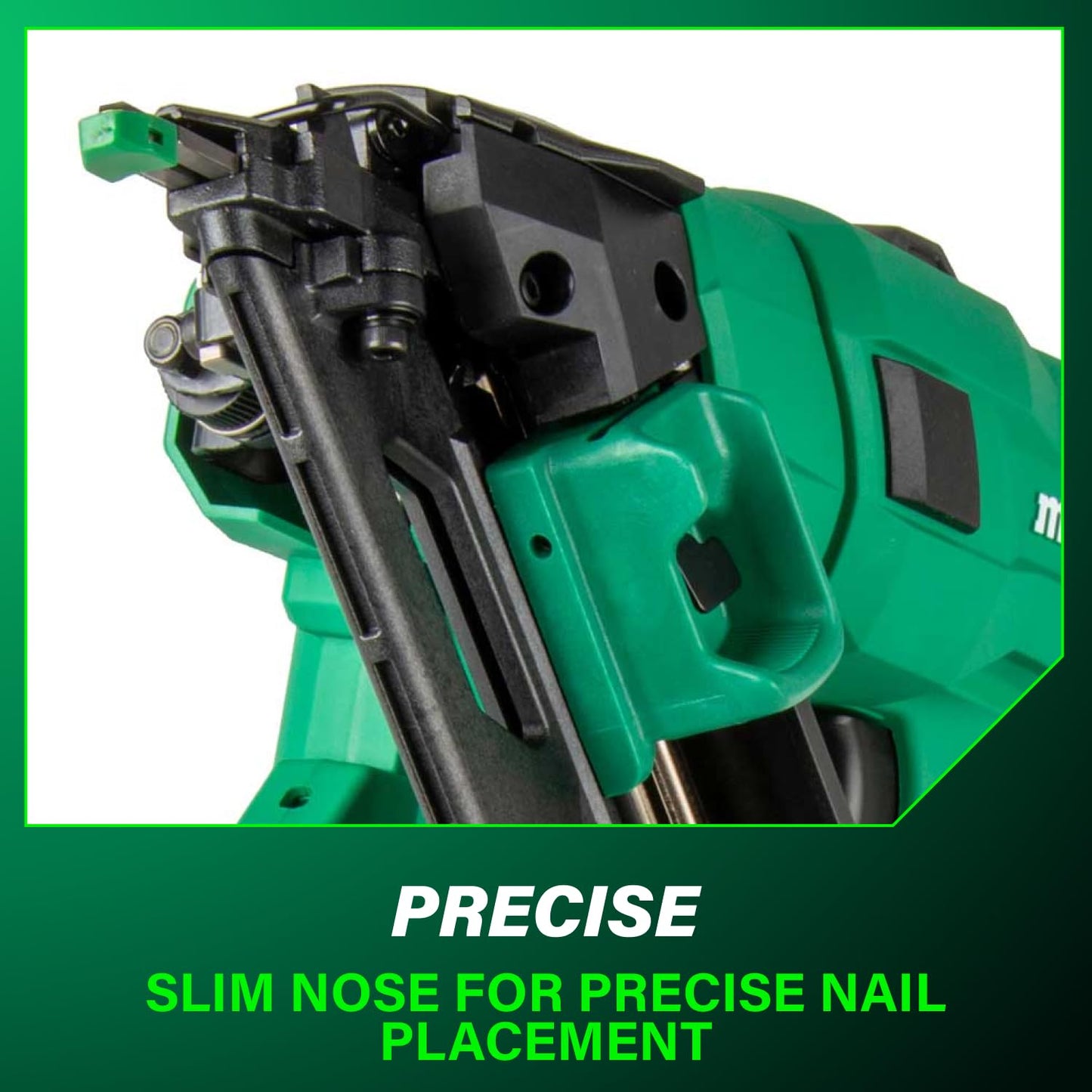 Metabo HPT 18V MultiVolt Brushless Pro 15-GA Angled Finish Nailer Kit, 15 Gauge Finish Nailer, Power Tool with 2.0Ah Lithium Ion Battery, 1-1/4" to 2-1/2" Nails, Powerful Brushless Motor, NT1865DAA